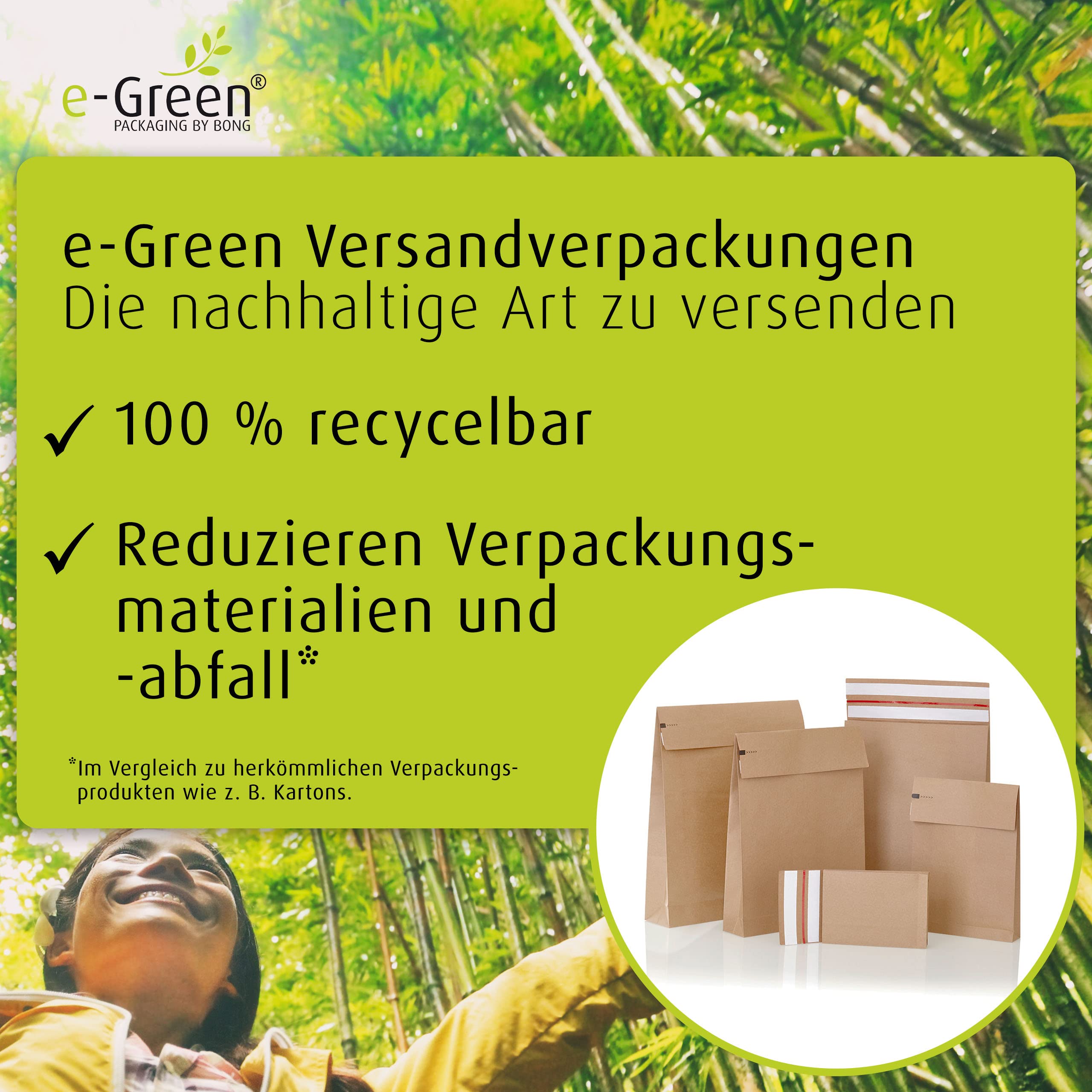 E-Green Kraft Mailer 350 x 250 x 50 mm 120 g/m² odklej i uszczelnij