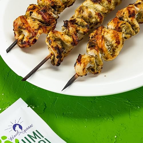 Miniatura 3 de Howl at the Spoon 's Paquete de 6 Salsas Chimichurri individuales con aceite de oliva para carne, pollo, tofu y más. Vegana, sin conservantes