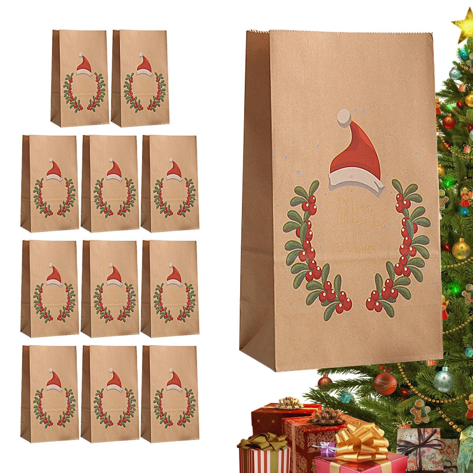 Belle Vous Sacchetti Regalo Natalizi In Carta Per Feste Con Manici Grandi 6 Medi E 12 Piccoli Con A 771818