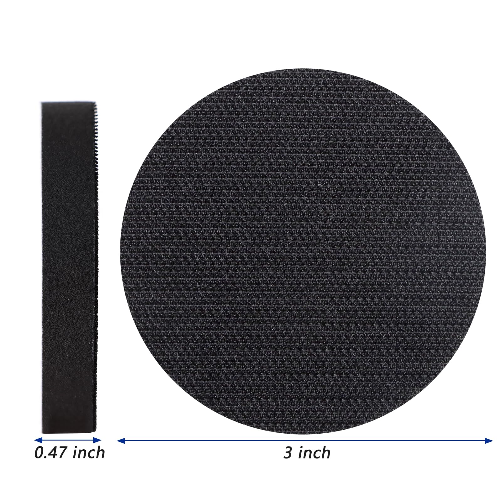 3 Inch Sanding Pads - 6 Pack for Orbital Sanders -3