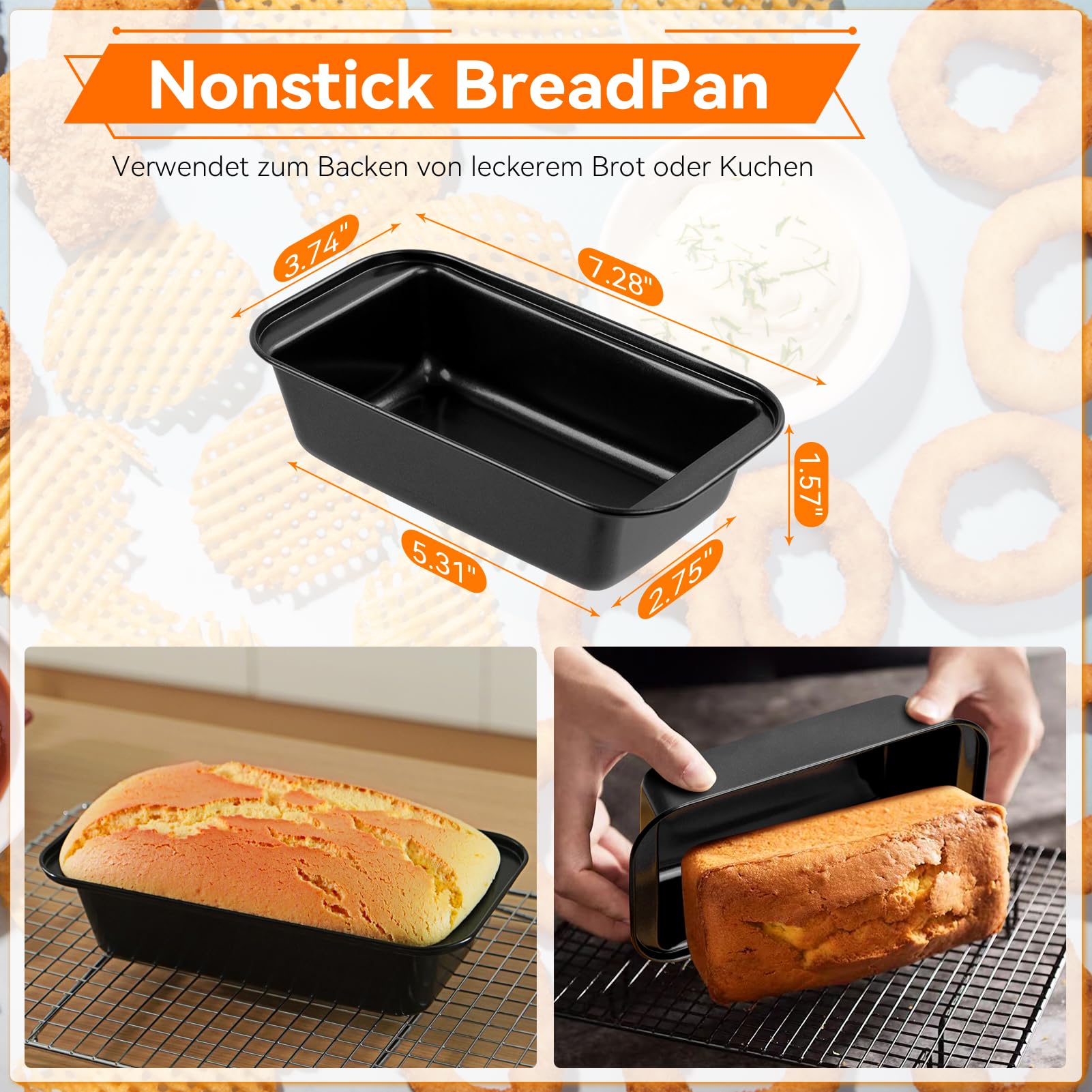 Accessoires Ninja Double Stack Xl Moule En Silicone Pour Friteuse À Air Chaud, Accessoire En Silicone Moule Gateau Air Fryer Ninja