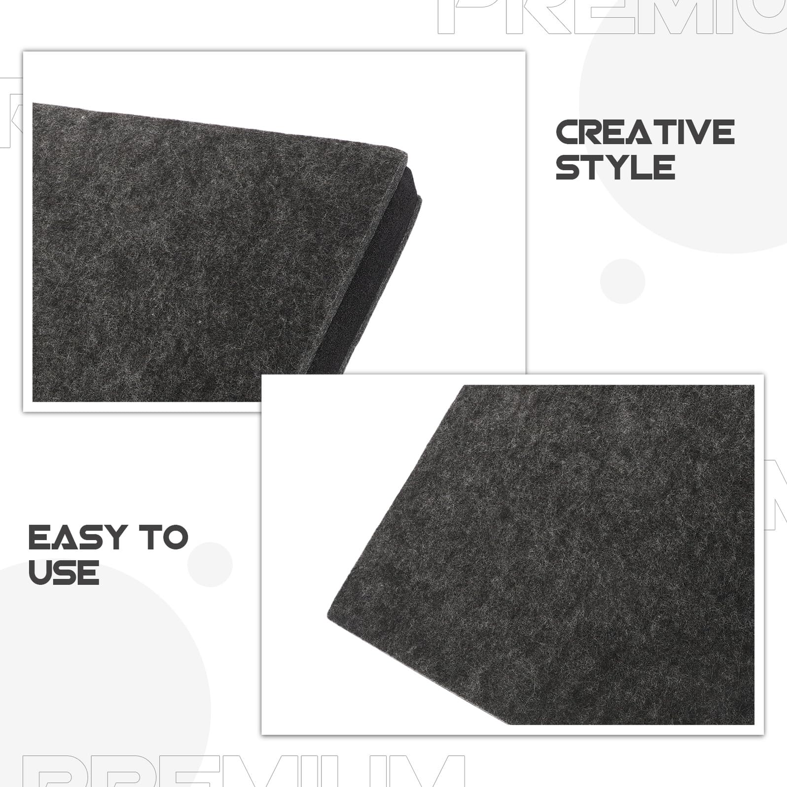 Cuscinetto Isolante Ammortizzazione e per Subwoofer in Poliestere 40x30cm Facile Installazione per Home Theater e Studio Professionale