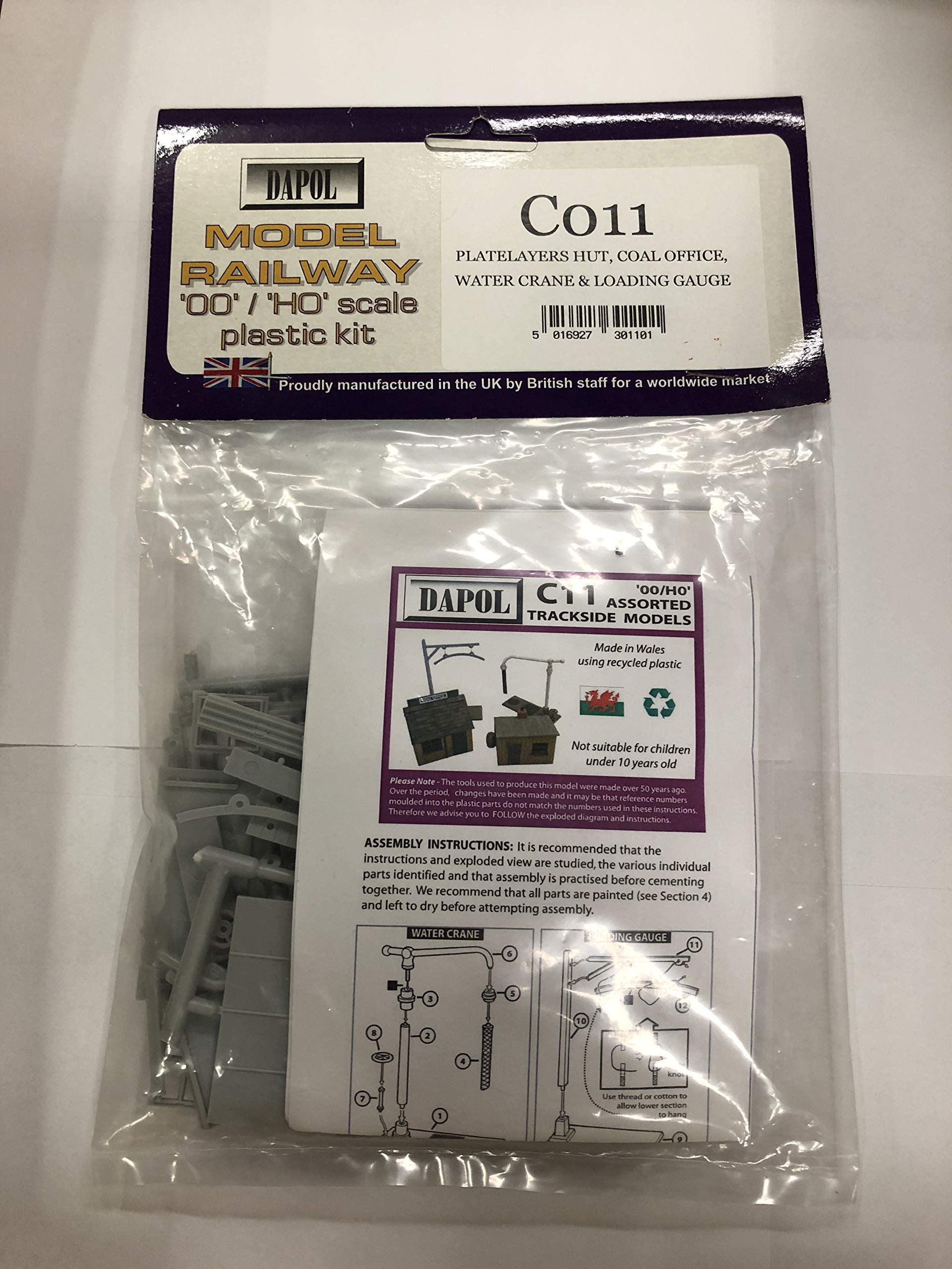 Platelayers Hut and Coal Shed Plastic Kit - OO Scale 1/76