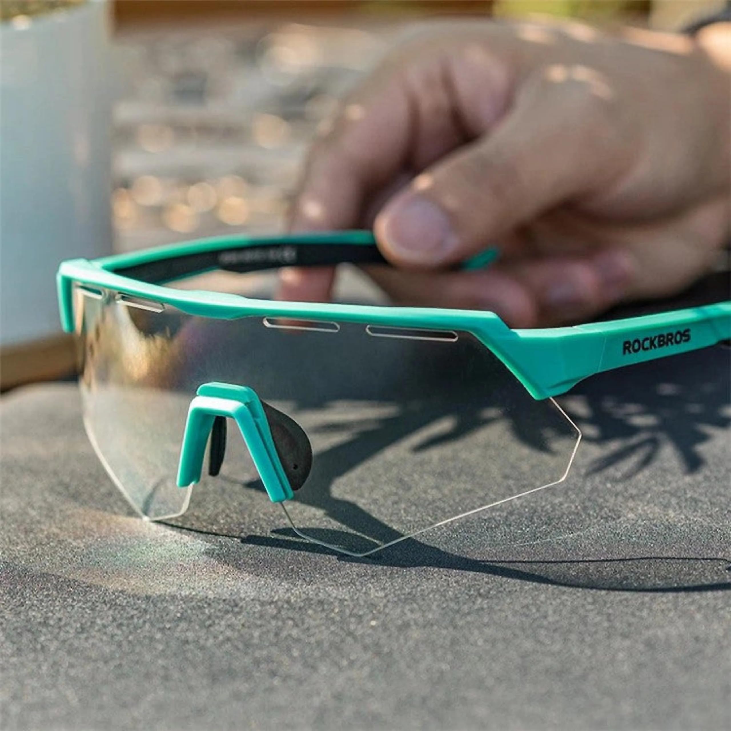 Sport-Sonnenbrille mit polarisierten Gläsern, ergonomische Passform, UV-Schutz für Radsport, Laufen & Outdoor