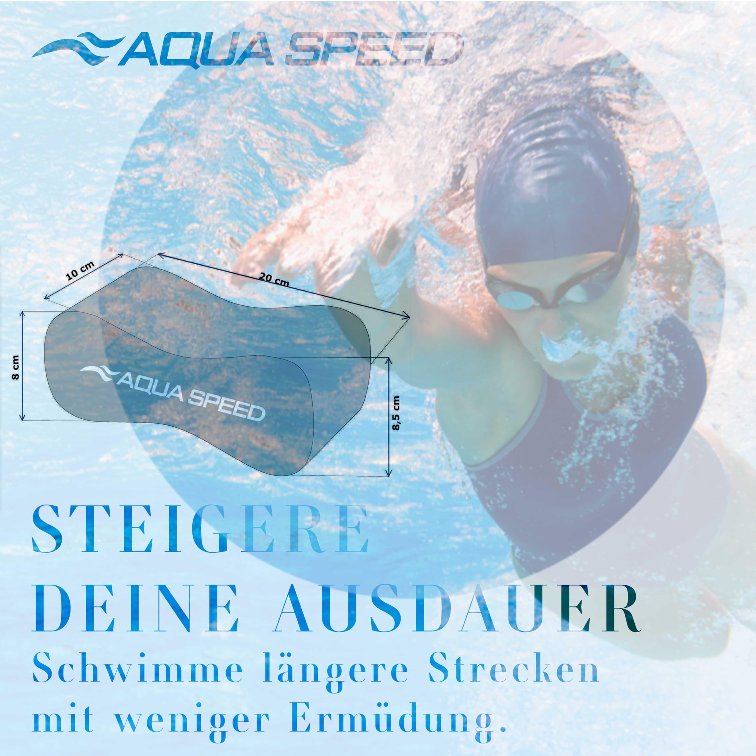 Aqua Speed Pull Buoy Pull Buoy Aiuto al galleggiamento | Design Curvo | 3 Strati | Nuoto Formazione | Schiuma Eva