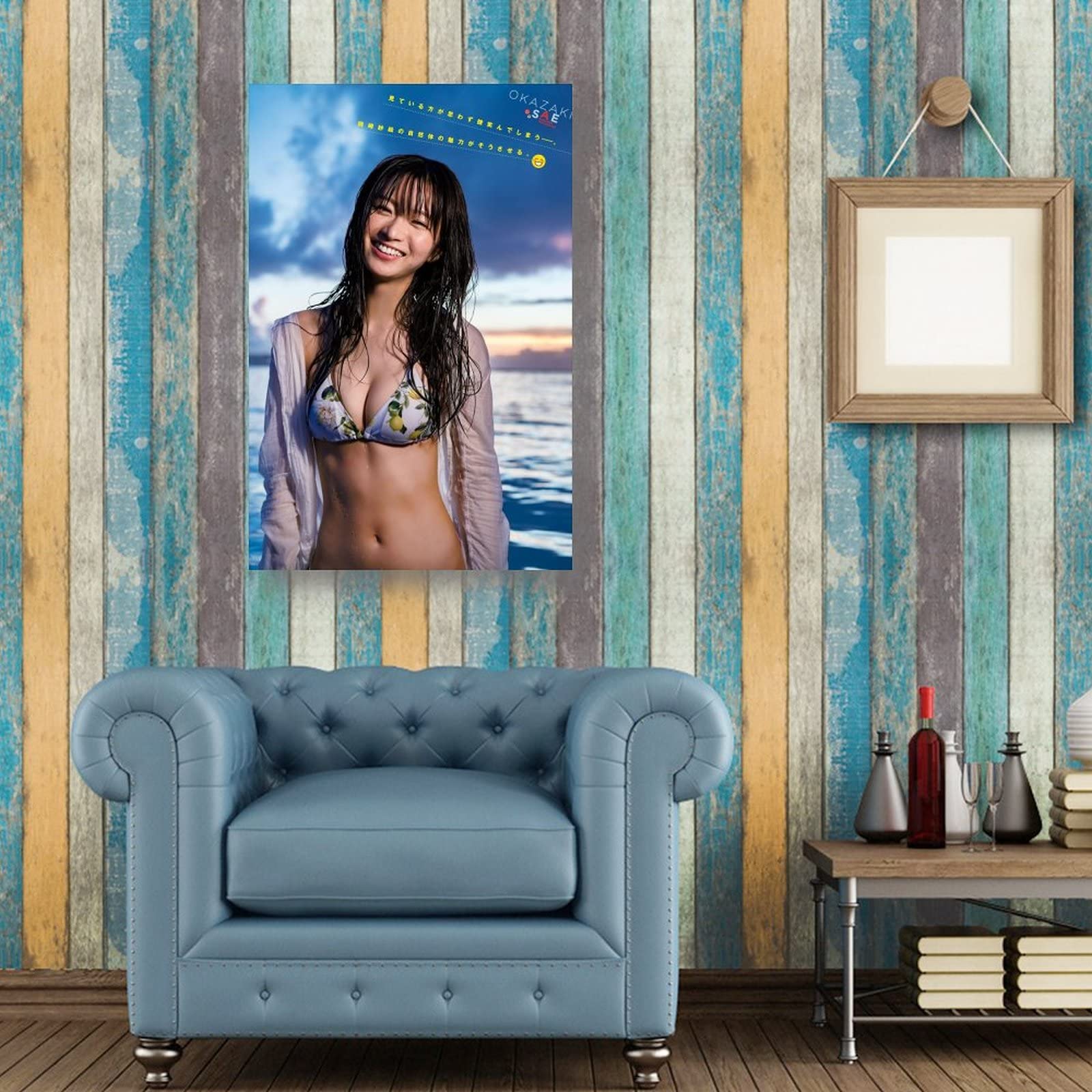Amazon.co.jp: 岡崎紗絵水着セクシー写真ポスター壁の絵 壁飾り