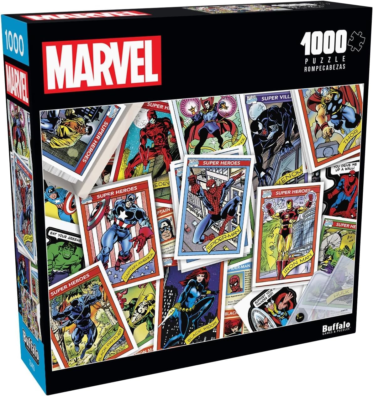 Amazon.com: Buffalo Games - Marvel -Trading Cards - 1000 Piece