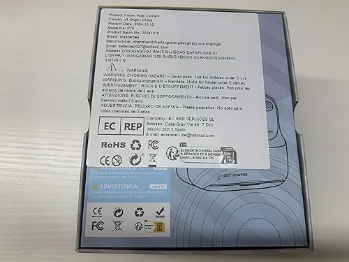 Miniatura 9 de masterbee Cámara para niños con impresión instantánea, regalos de cumpleaños para niñas y niños, juguetes de cámara digital para niños, video HD