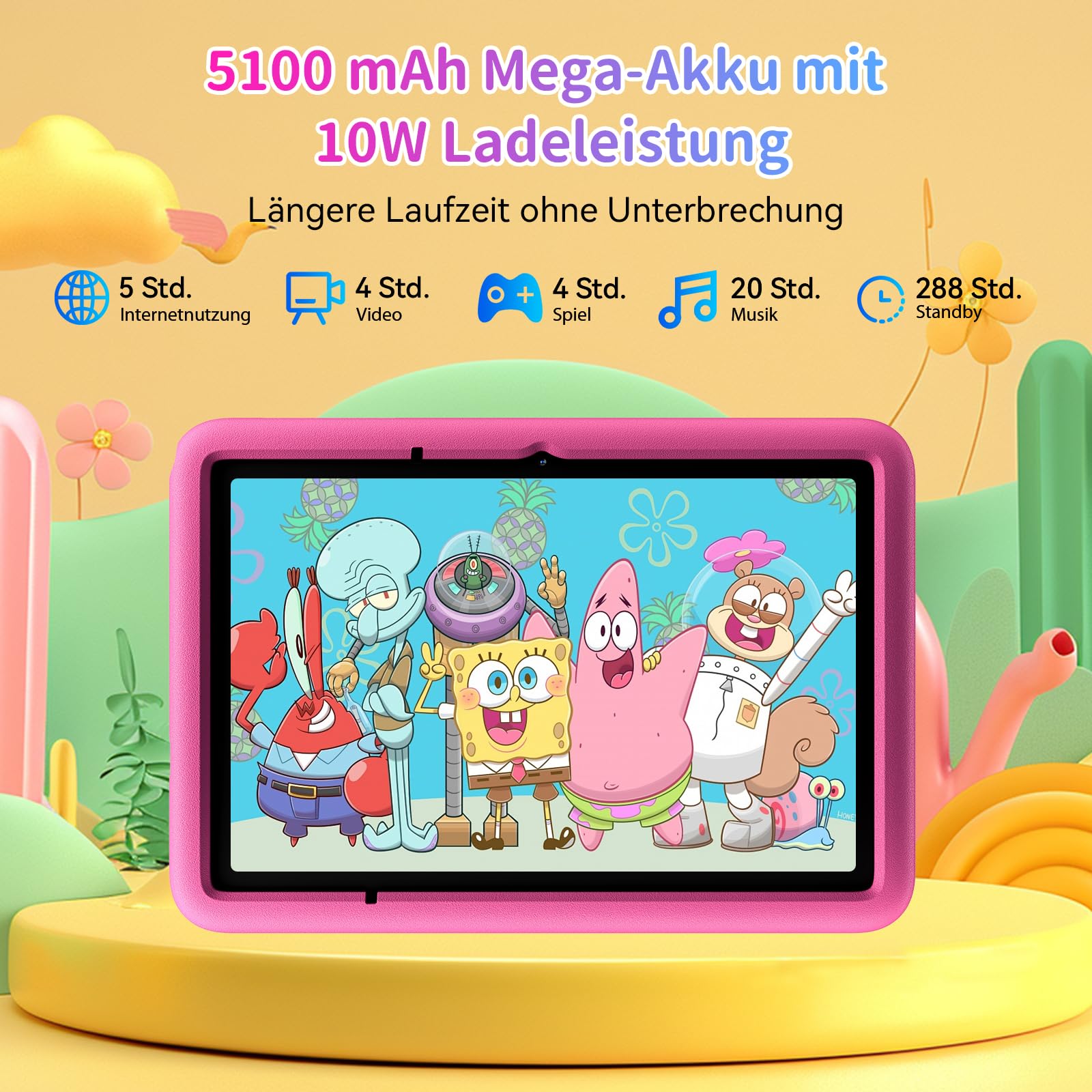BLACKVIEW Tab A6 Kids (WiFi - 10.1'' - 4/128GB) Pink