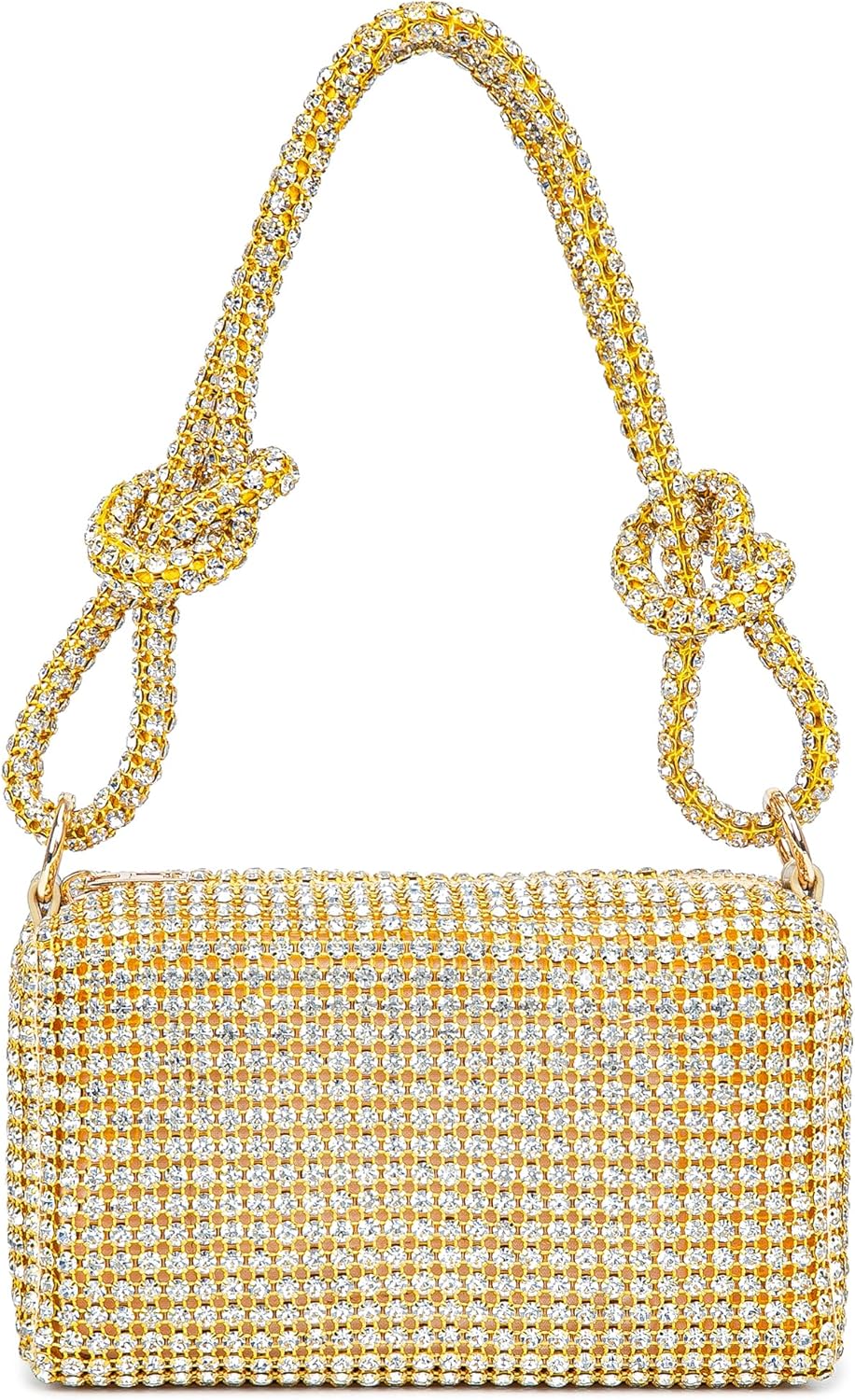 BBTT.ful Rhinestone Evening Handbags Sparkling Crystal Purse Daily Casual Shoulder Bag