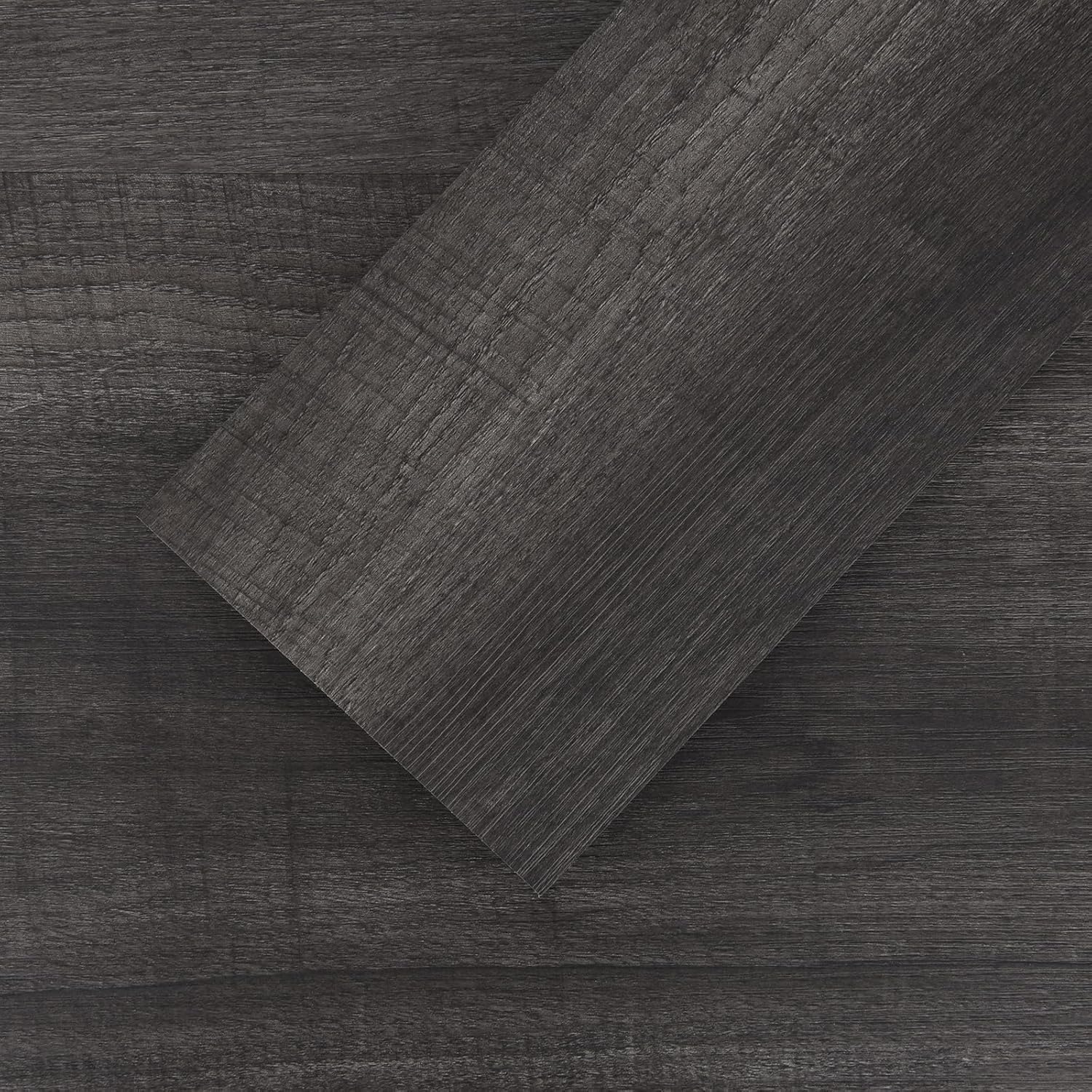 Mysflosy Self-Adhesive Vinyl Flooring Plank, 36 Pack Natural Wood Grain Peel and Stick Flooring Waterproof for DIY Installation, Cover 5㎡ — image 1