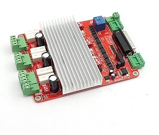 CNCTOPBAOS 3 Axis Stepper Motor Driver Board TB6560 CNC Controller Card 3A 24-36VDC,Nema17 Nema23 Driver Card Breakout Board Mach3 Control Card for CNC Router Milling Engraving Machine