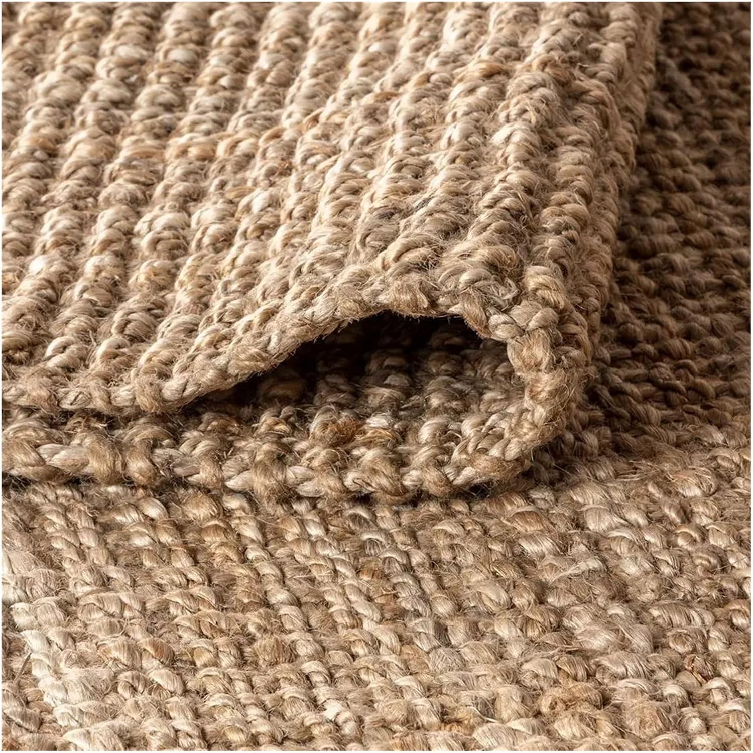 Woven Natural Indoor Area Rug, 3x5, syCleaning for Living Room, Bedroom