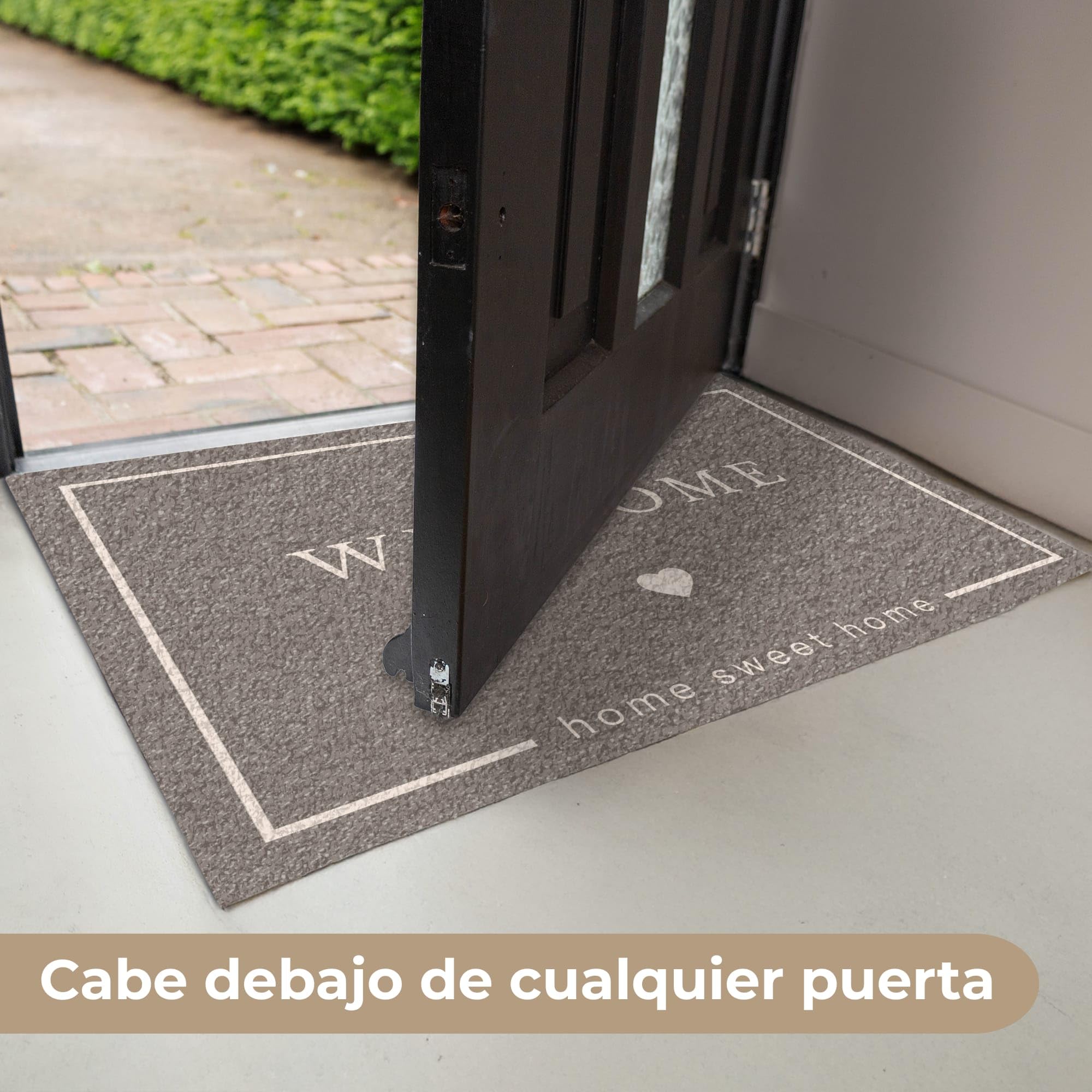 MuchoWow© Felpudo Entrada Casa Tapete Goma Original Alfombrilla Interior
