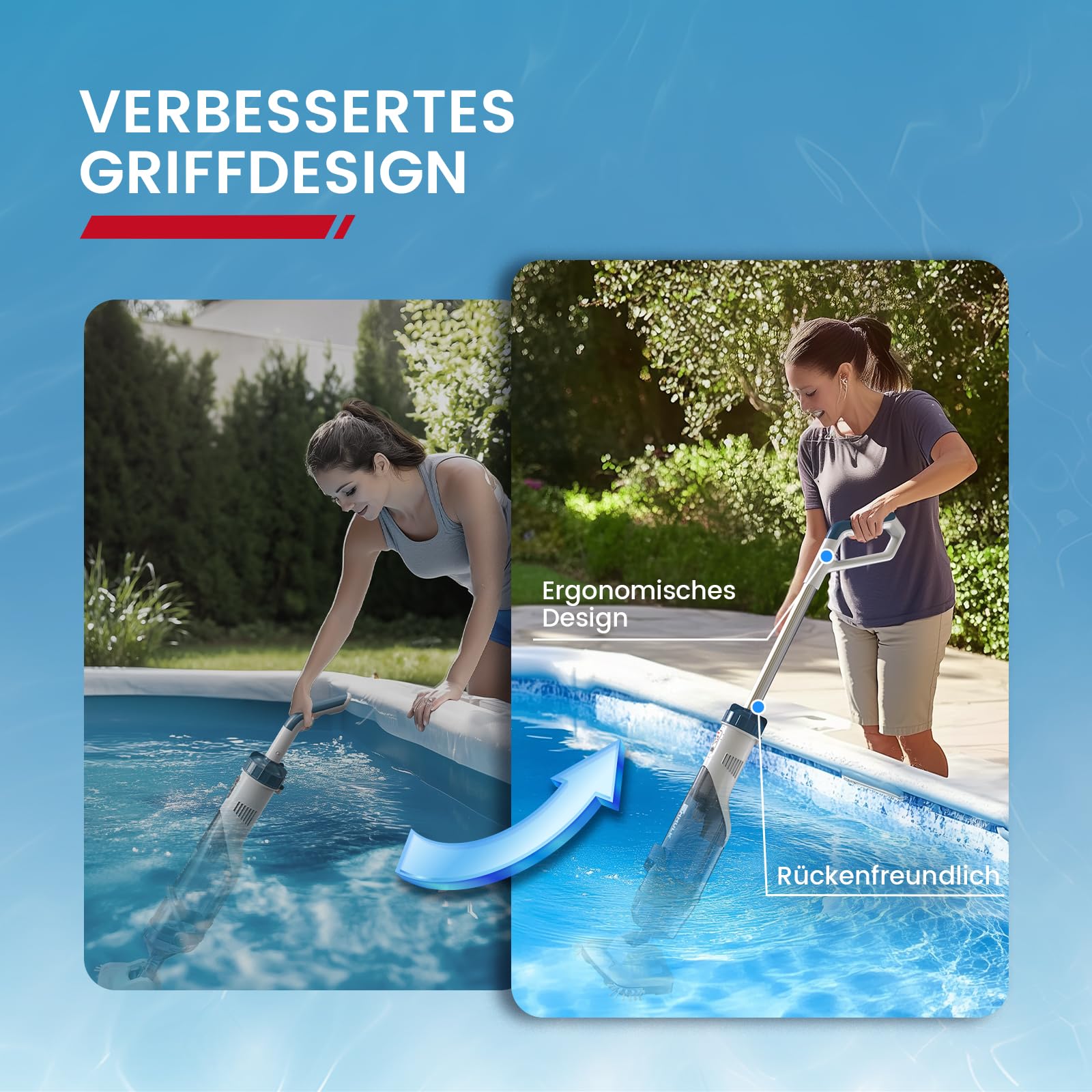Aspirapolvere per piscina fuori terra 1.8
