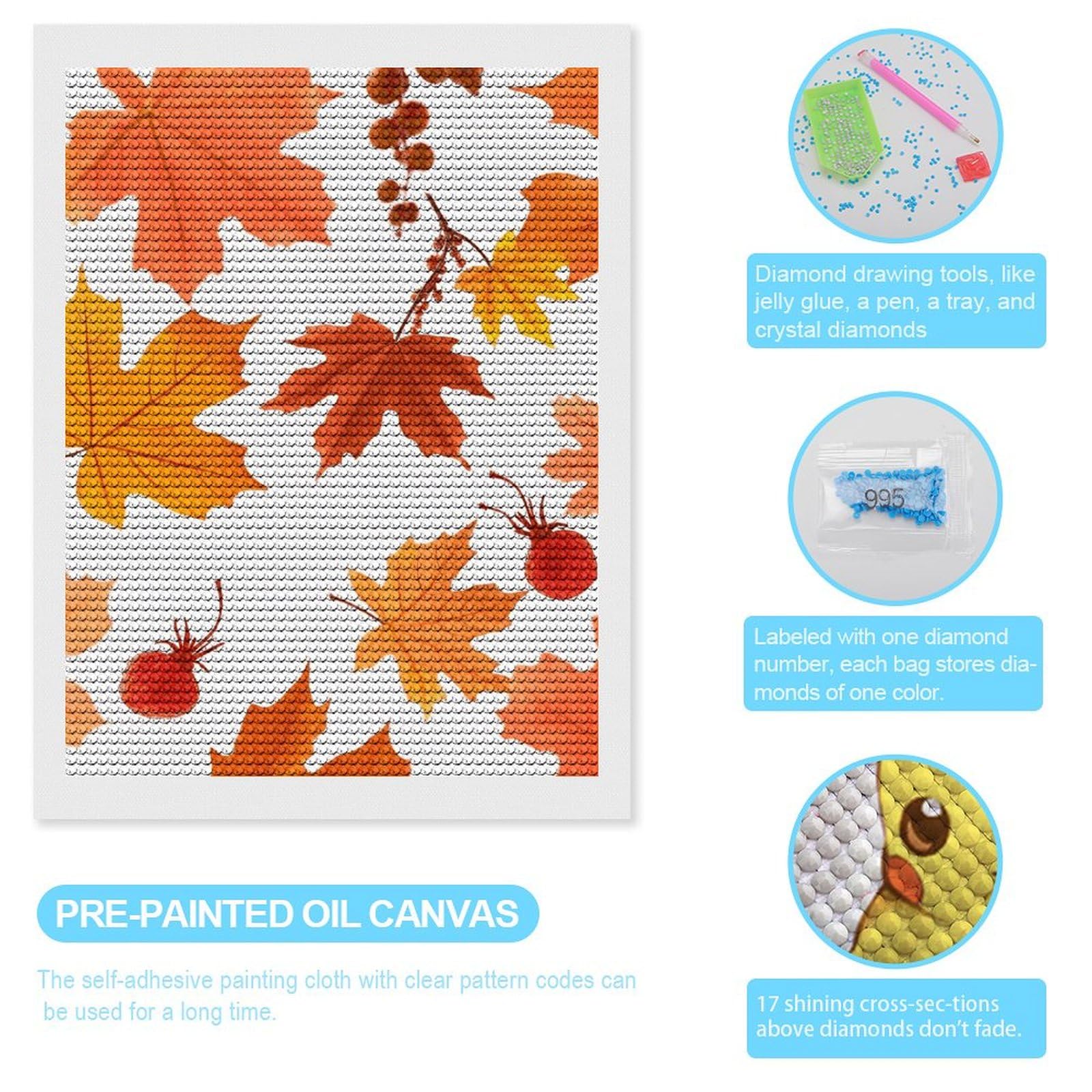 ダイヤモンドアートクラブ Magic Autumn キット Autumn Magic