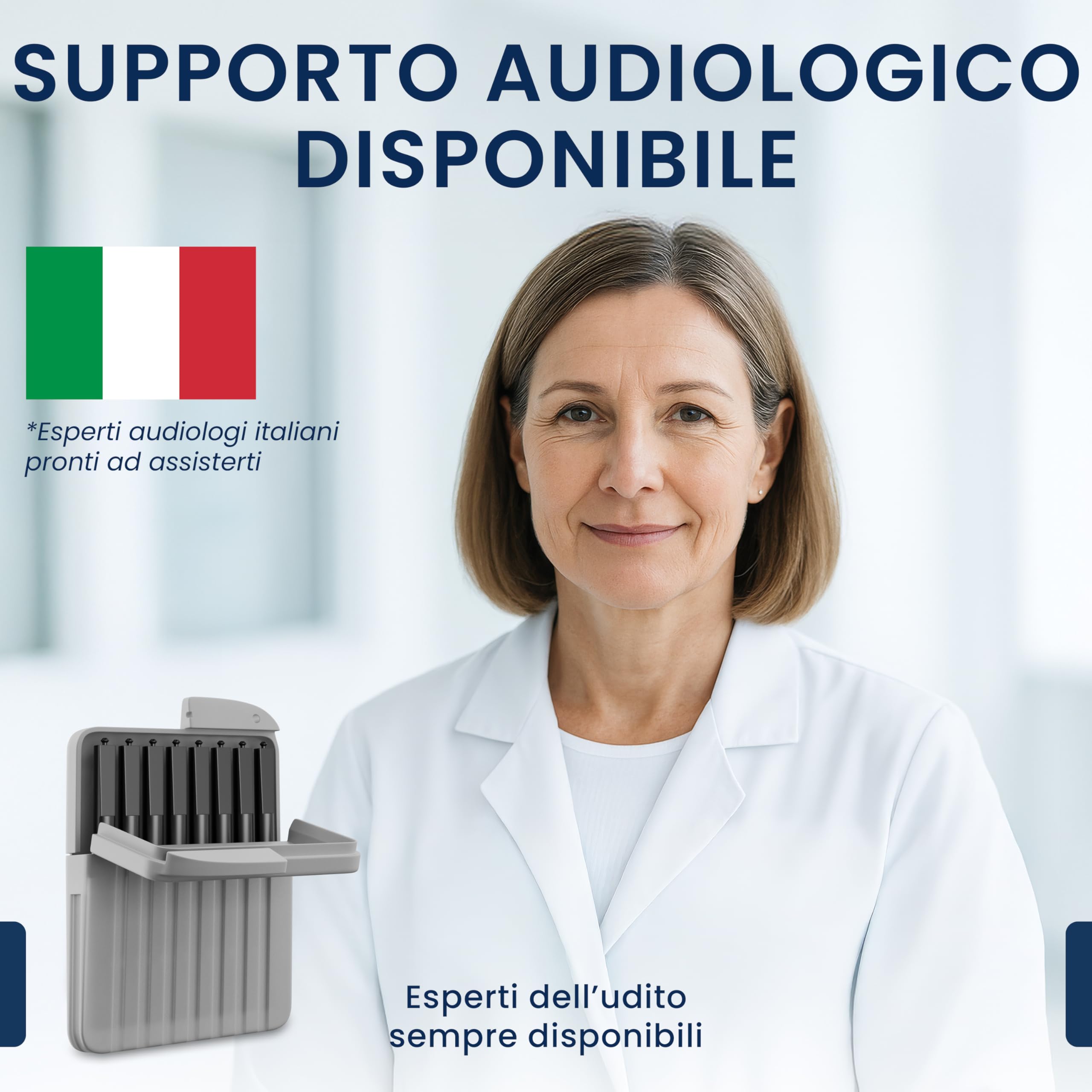 Original Cerustop Filtri per Apparecchi Acustici (5 Pack, 40 Pezzi) – Filtri Cerume Premium | Compatibili con Phonak, Widex, Unitron, Resound, Hansaton e Audio Service – Accessori Apparecchi Acustici