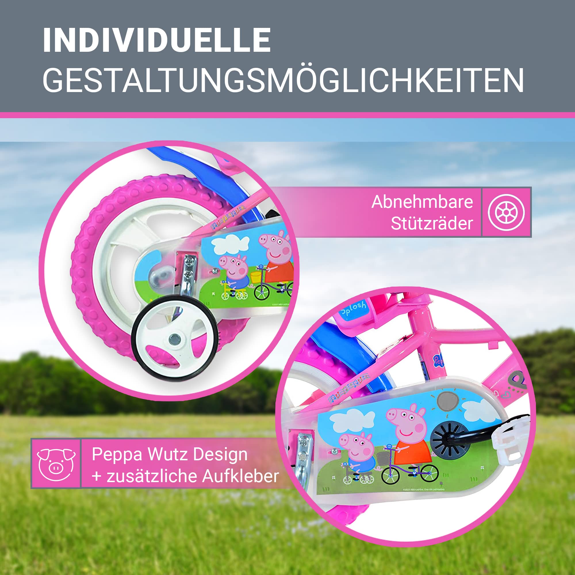 Peppa Pig 12 inch Girls Bike