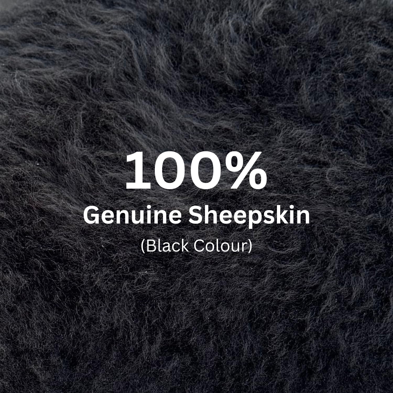 Adventure – Coussin de siège de moto en peau de mouton – Laine courte de qualité supérieure, véritable peau de mouton – Coussin rembourré en mousse pour les longs trajets – Coupe universelle – Design