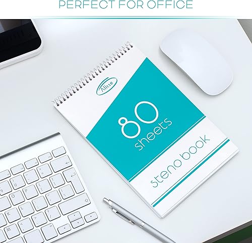 Miniatura 5 de Steno Pads - Paquete de 3 blocs de escritura en espiral superior de 6 x 9 - para el trabajo, la escuela y el hogar - Páginas fáciles de arrancar -