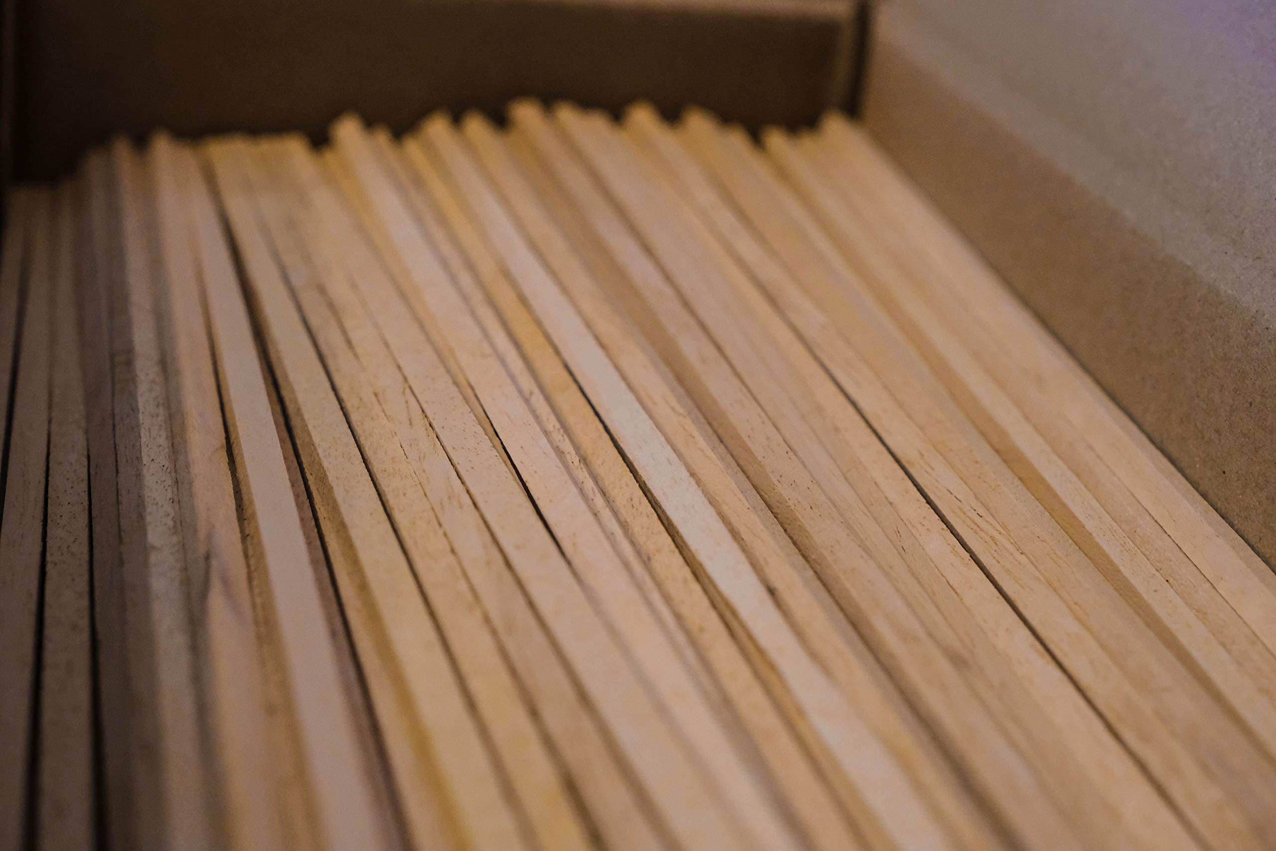 PALITOS CUADRADOS DE MADERA/ 40 x 0.5 x 0.5 cm