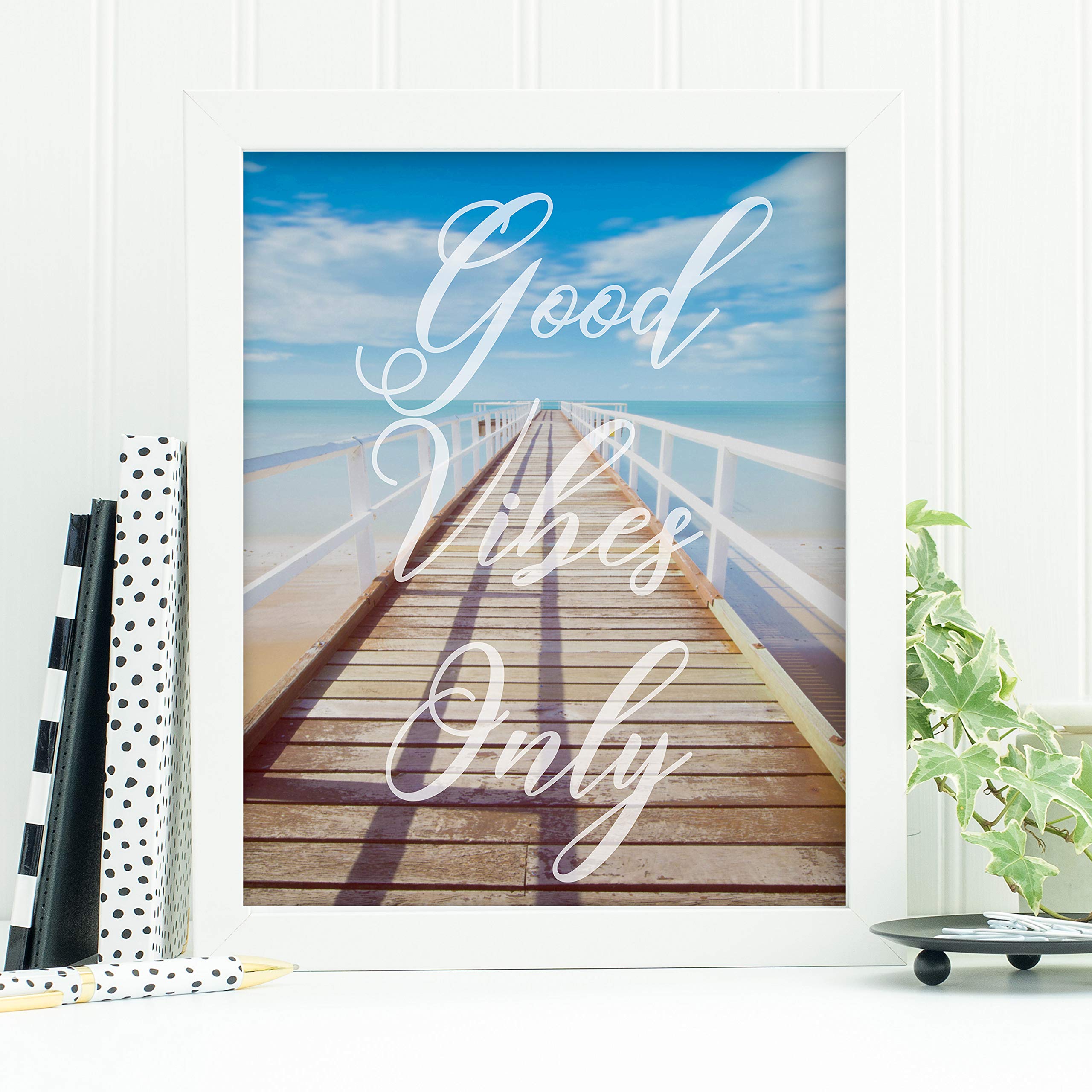 Amazon Com My Vinyl Story Good Vibes Only Quote Wall Art Frames Decor 8x10 White Standing Desk Frame Decorative Picture Posters Encouragement Gifts Office Home Amazon Com My Vinyl Story Good Vibes Only Quote Wall Art Frames Decor 8x10 White Standing Desk Frame Decorative Picture Posters Encouragement Gifts Office Home