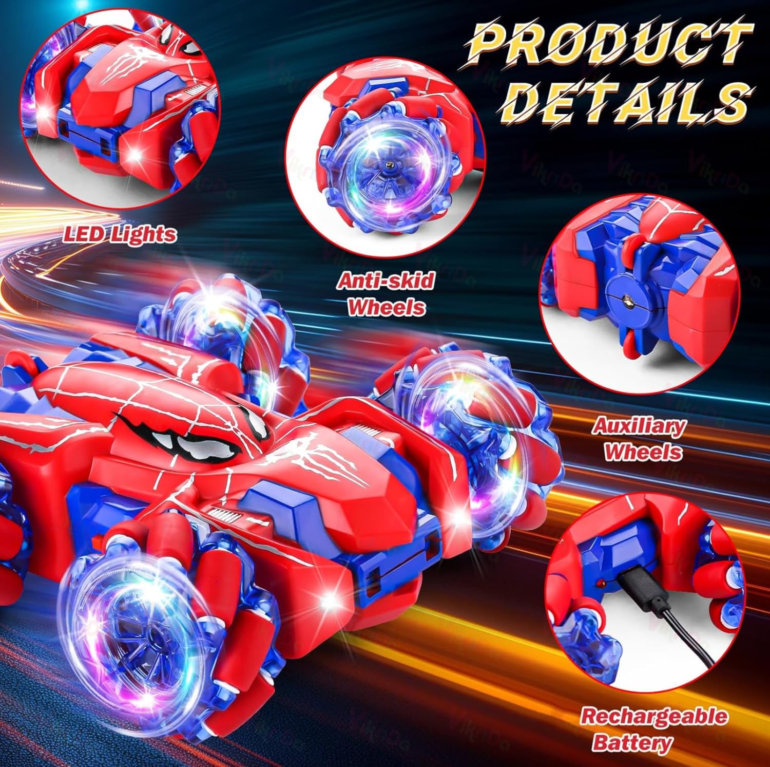 Kids Rotating Toy Car