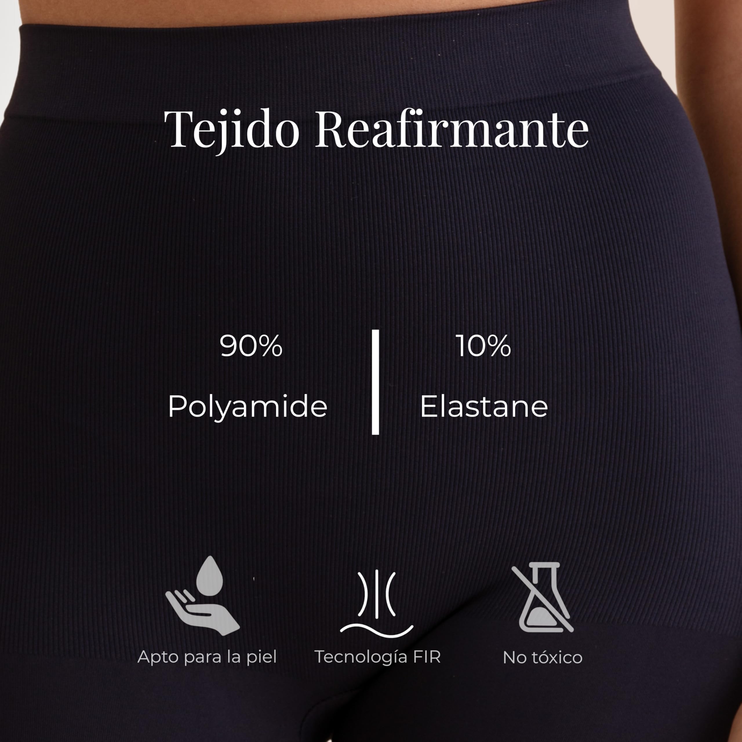 ANAISSA Leggins Mujer. Mallas Mujer Reductor. Leggins Deportivos Mujer Vientre Plano con Fibra Emana Nova. Mayas Deportivas Certificado Oeko-Tex y Protección. Yoga Pants Sin Costuras.