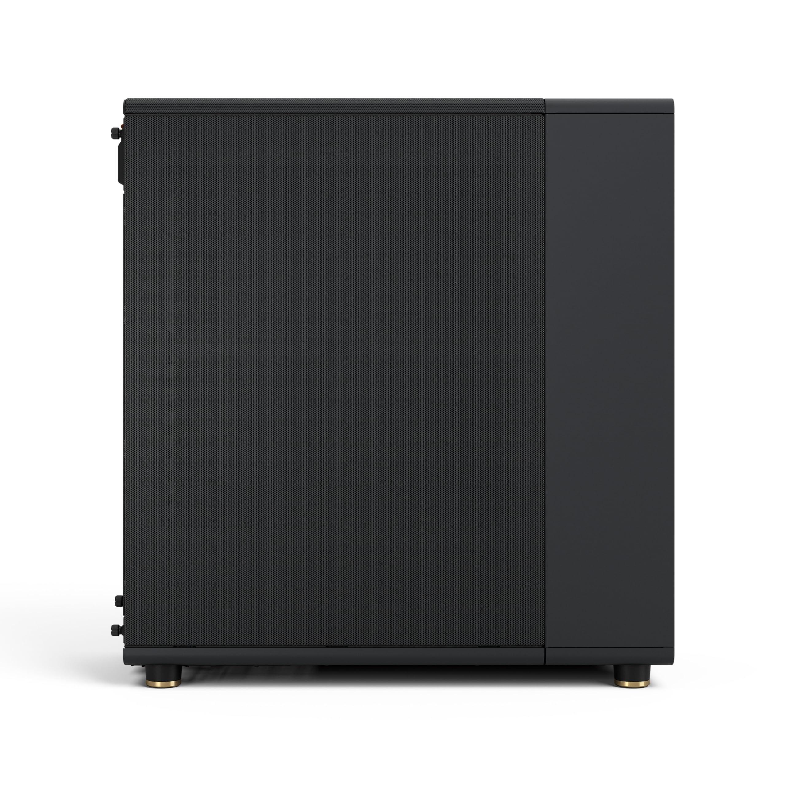 Fractal Design North Charcoal Black - Wood Walnut front - Mesh side panels - Two 140mm Aspect PWM fans included - Type C USB - ATX Airflow Mid Tower PC Gaming Case - 3