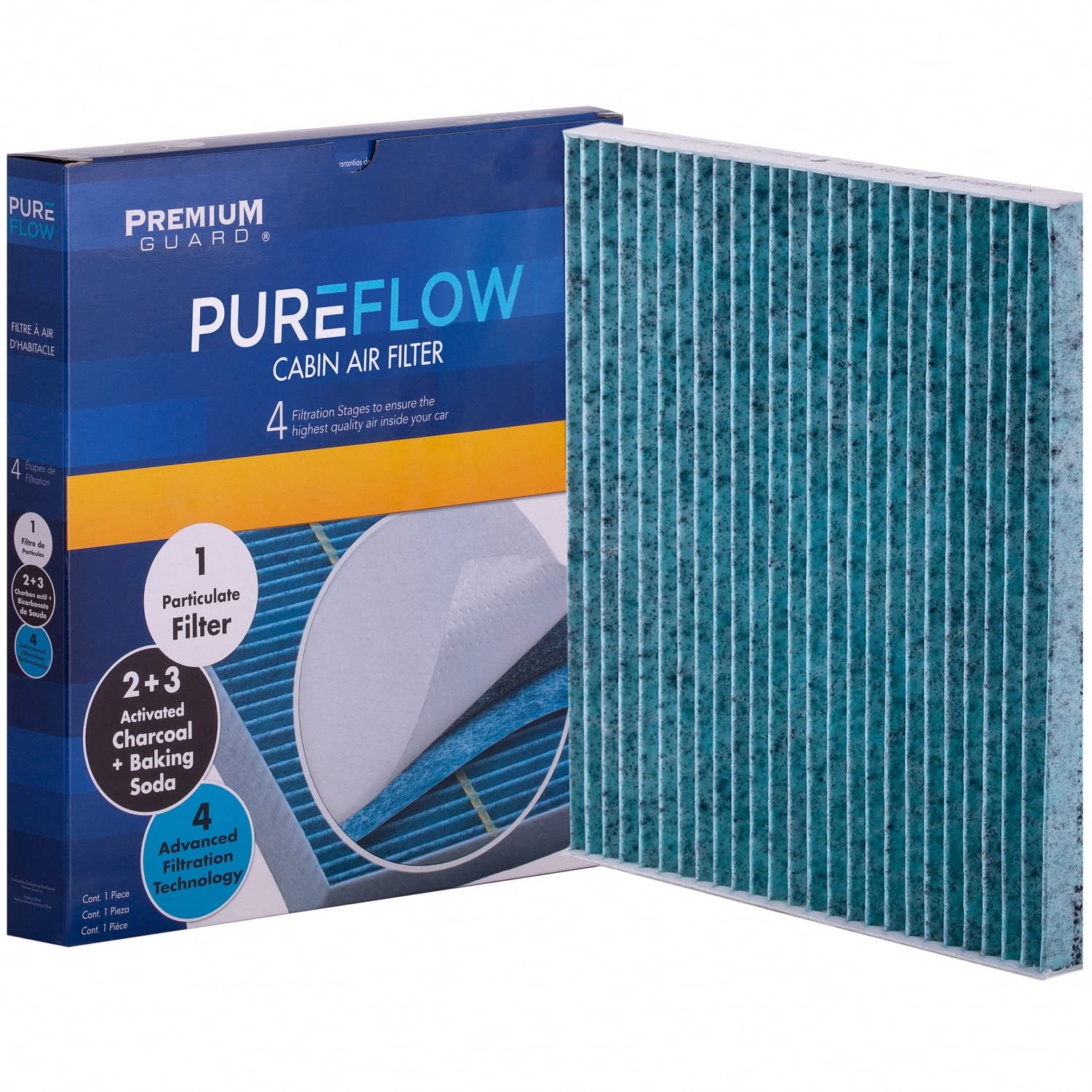 PureFlow Cabin Air Filter PC99157X | Fits 2012-2024 Nissan March, 2012-2019 Versa, 2014-2019 Versa Note, 2017-2021 NV200, 2015-2019 Micra, 2015-2018