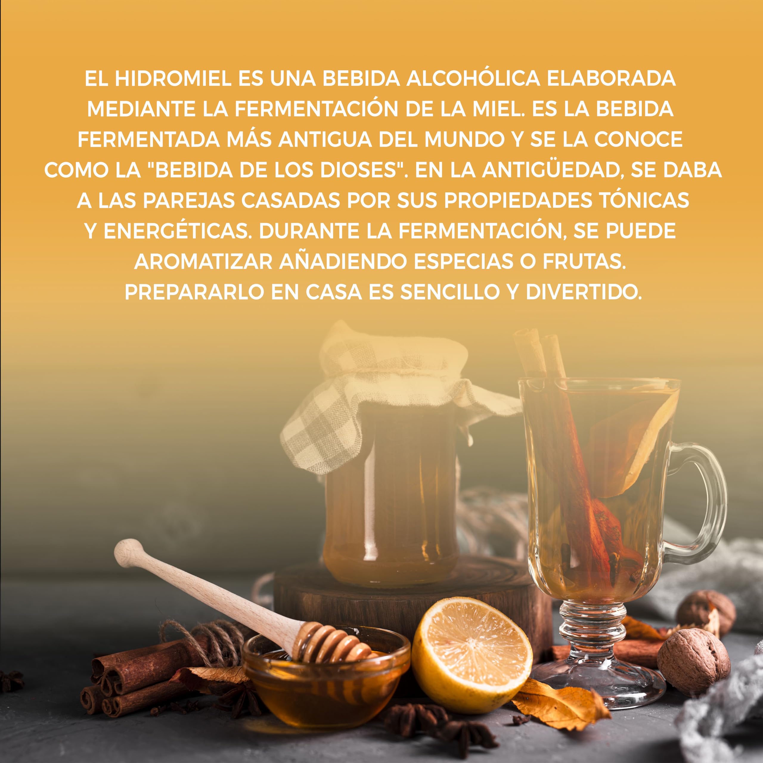 George's Mead Kit de fermentación de hidromela 5L artesanal