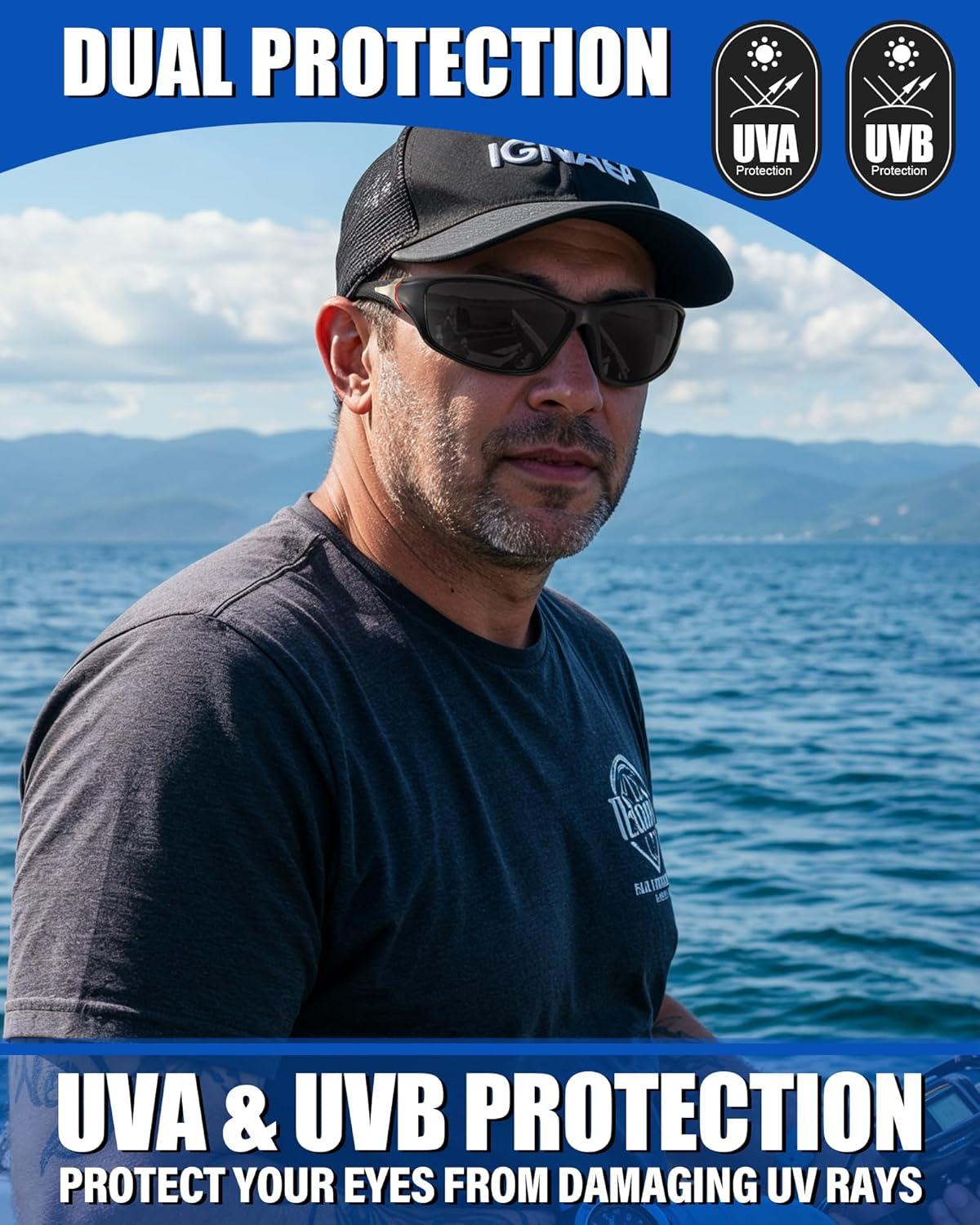 IGnaef Sports Bifocal Reading Sunglasses for Men Women, Wrap Around Sports Style Build-In Sun Readers UV400 Protection IF3029 - Image 6