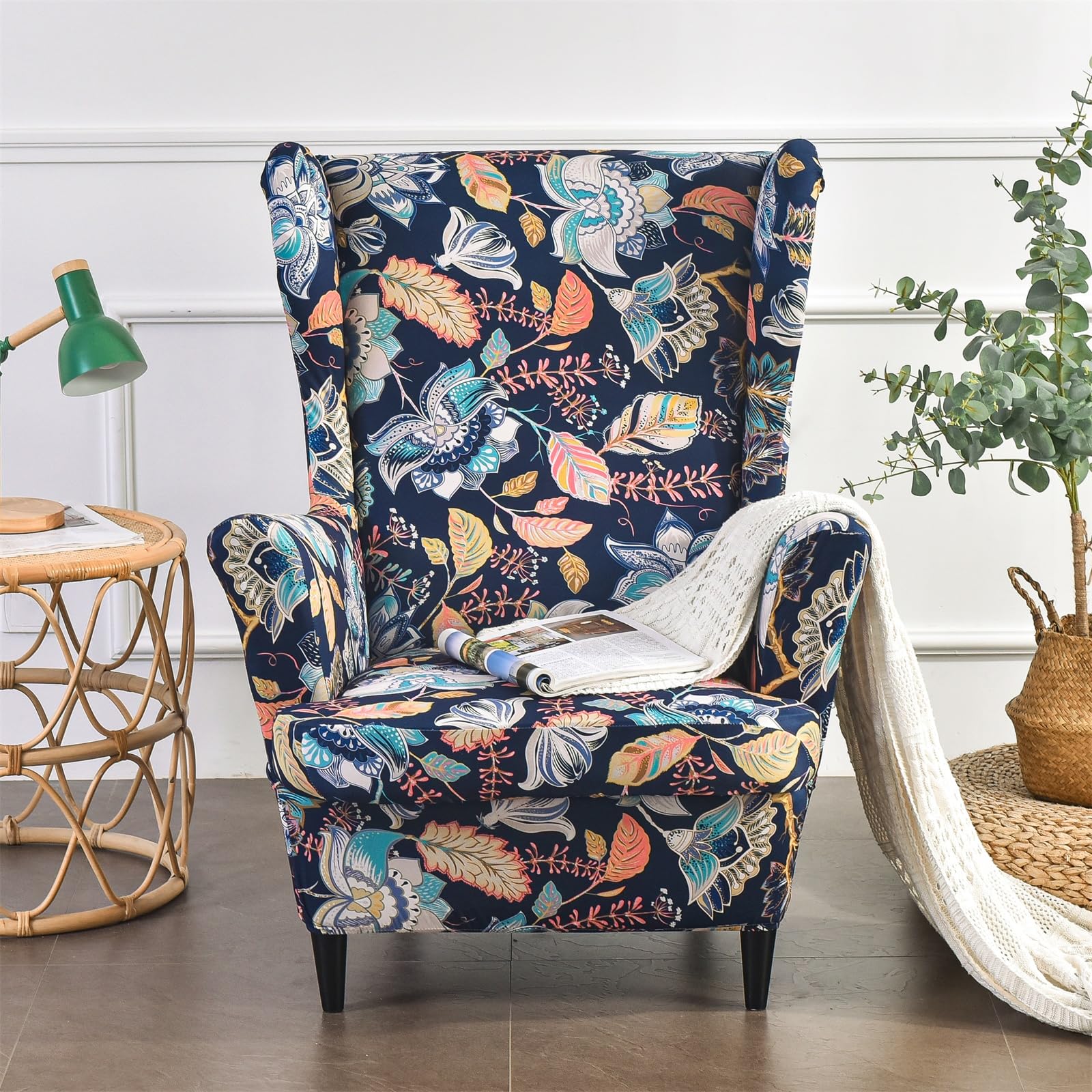 MINGPINHUIUS Wingback Chair Covers - Image 3