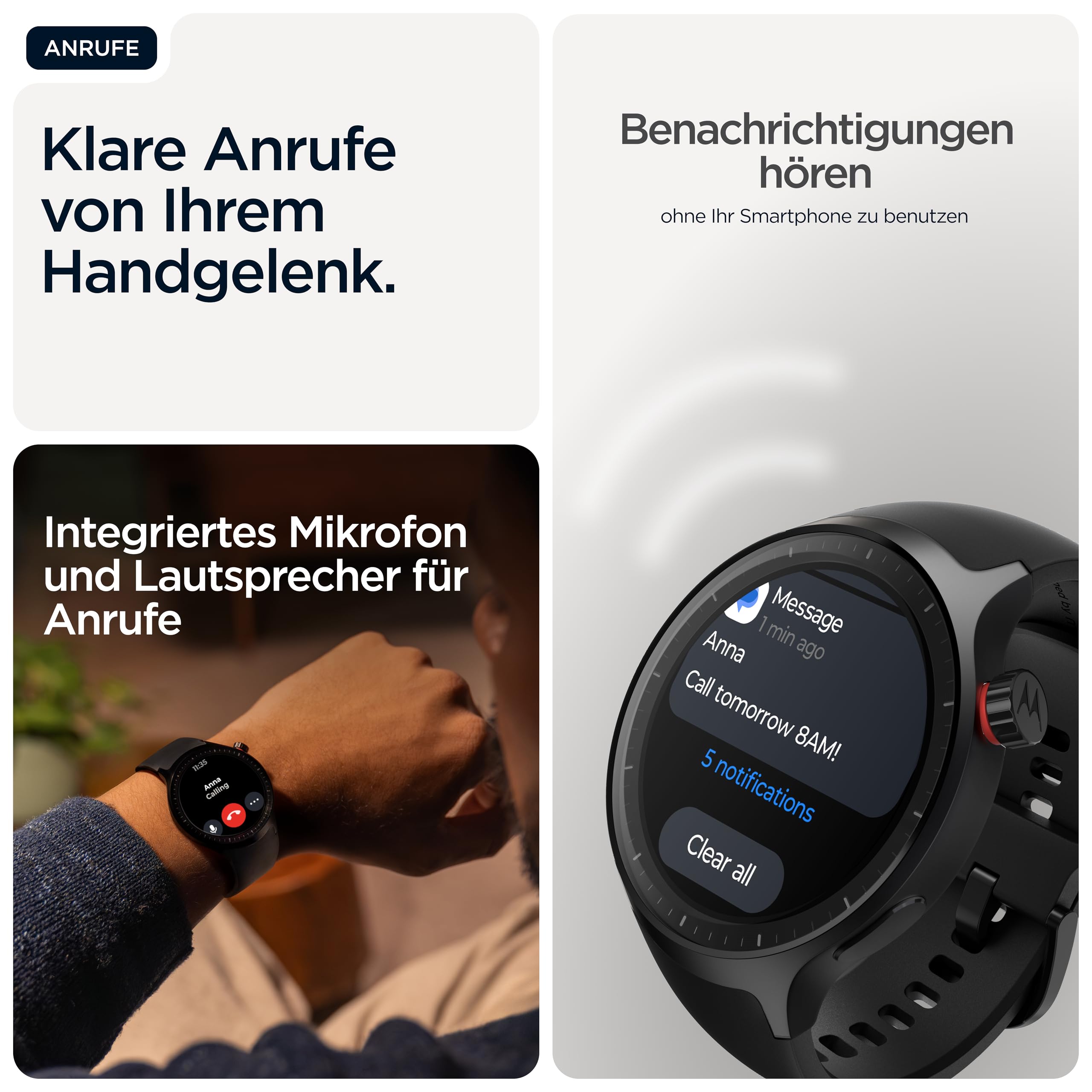 Motorola Moto Smartwatch Polar basic black