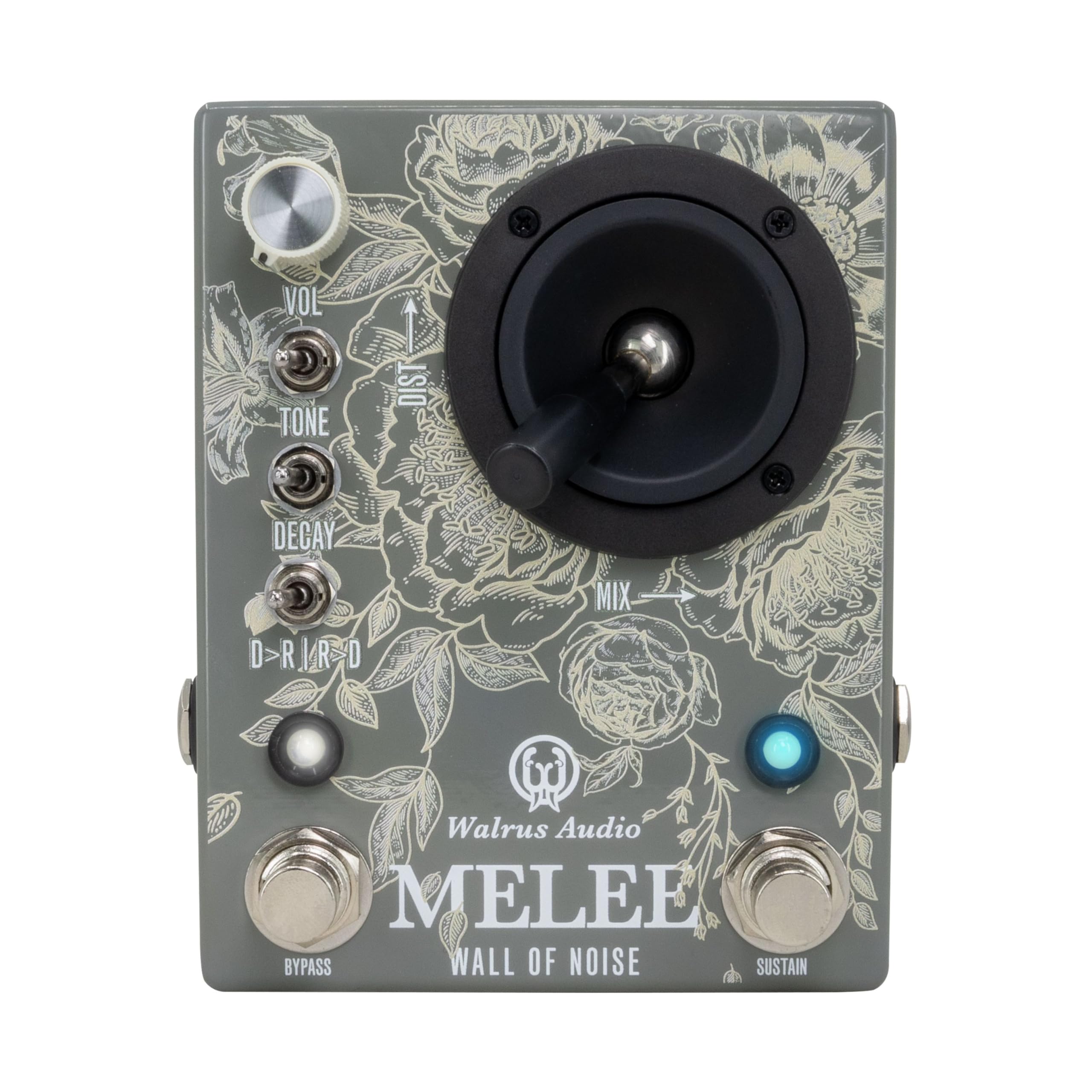 Walrus Audio Melee: Wall of Noise Distortion/Reverb Pedal - Floral Series 2024