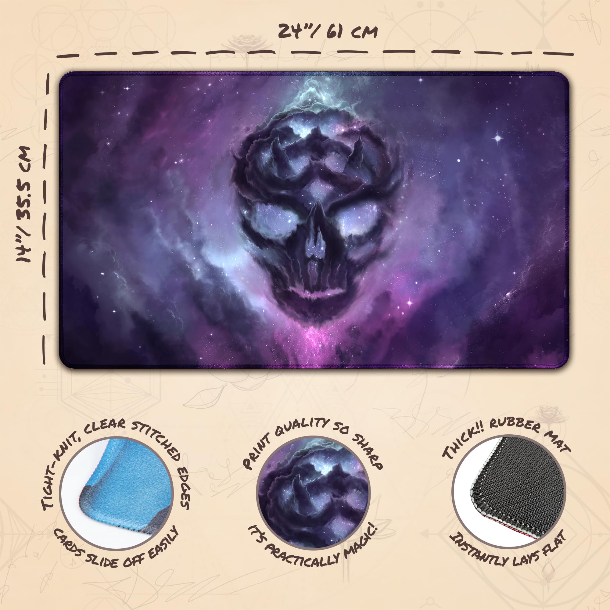 Mtg Booster Paramint Emerald Phoenix (Stitched) - MTG Playmat