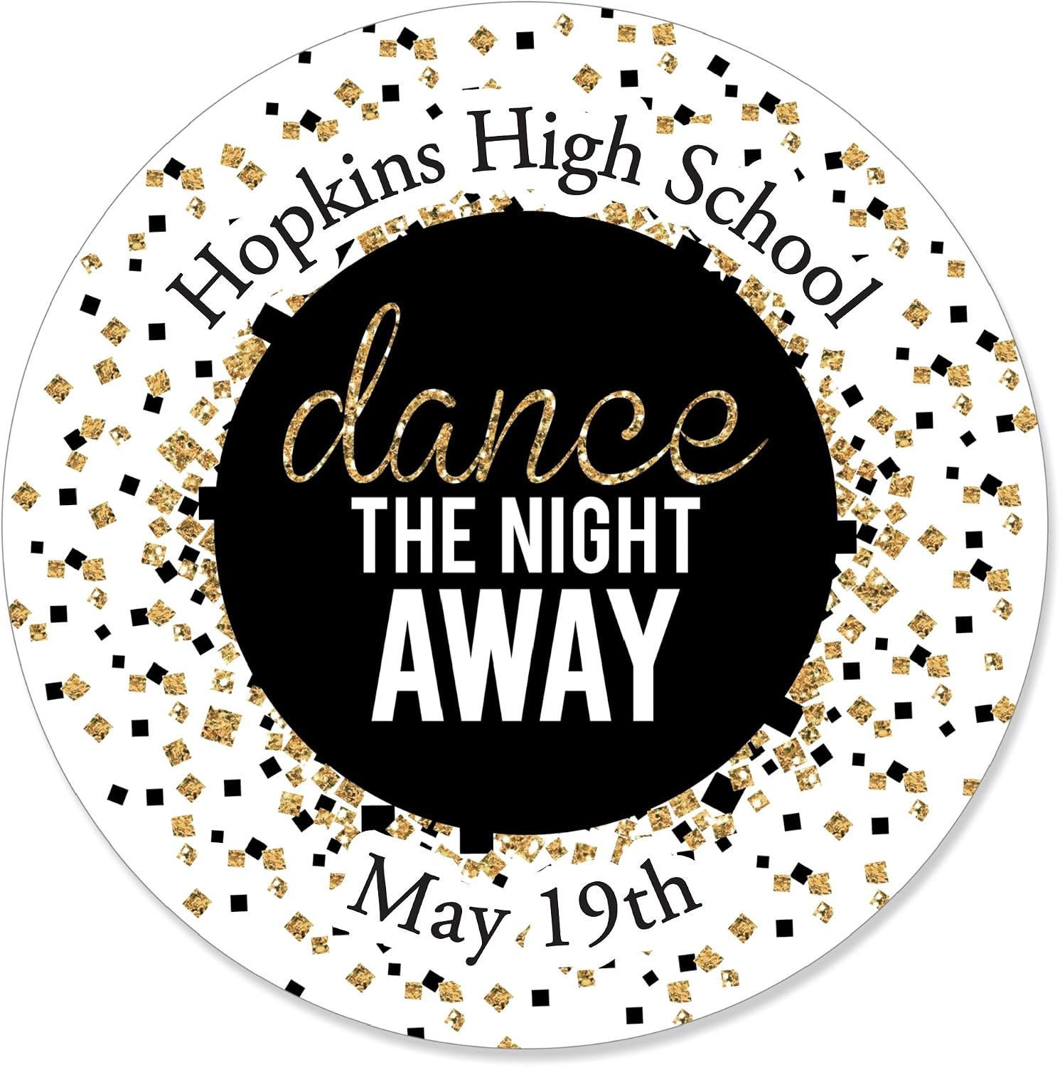 Amazon.com: Big Dot of Happiness Personalized Prom - Custom Prom Night ...
