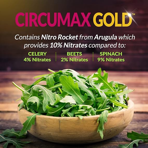 IVL - CircuMax Gold - Nitric Oxide Supplement Powder Boost - Organic Beets - Careflow Mango Powder and Nitro Rocket (6.70 oz - 30 Servings)