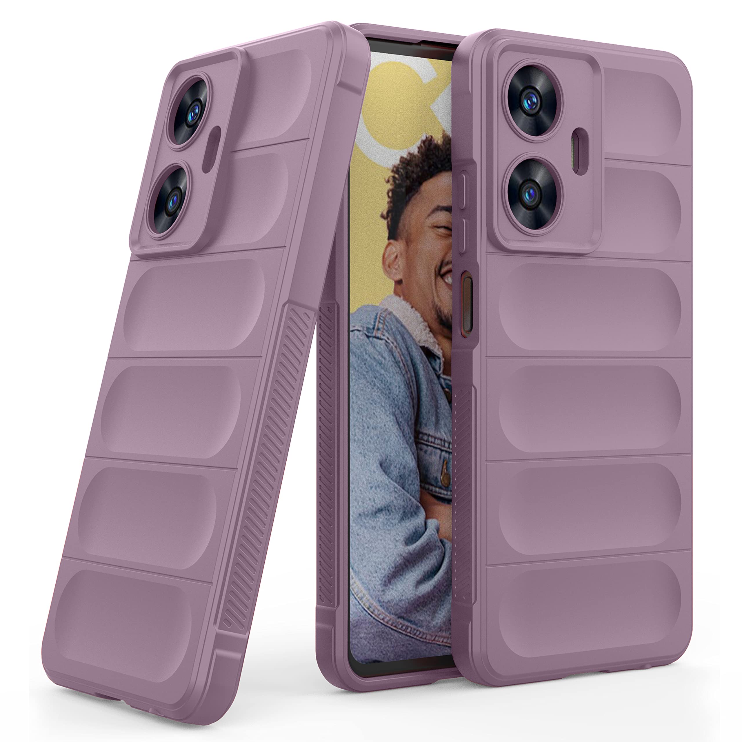 Amazon Basics Back Case Cover for Narzo N55, Realme C55 (Silicone_Lavender) (B0C4DVCMVK) Amazon Price History, Amazon Price Tracker