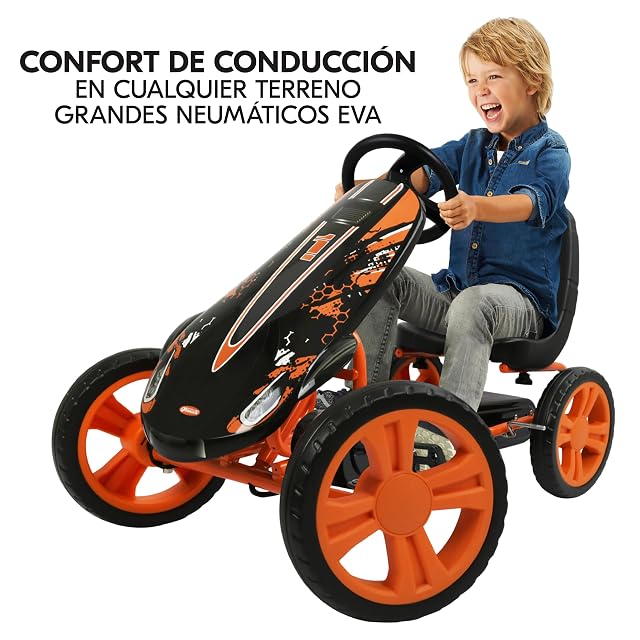 Foto 6 de 7 de hauck Speedster Kart Pedales para Niños, Go Kart desde 4 años hasta 50 kg, Freno de Mano