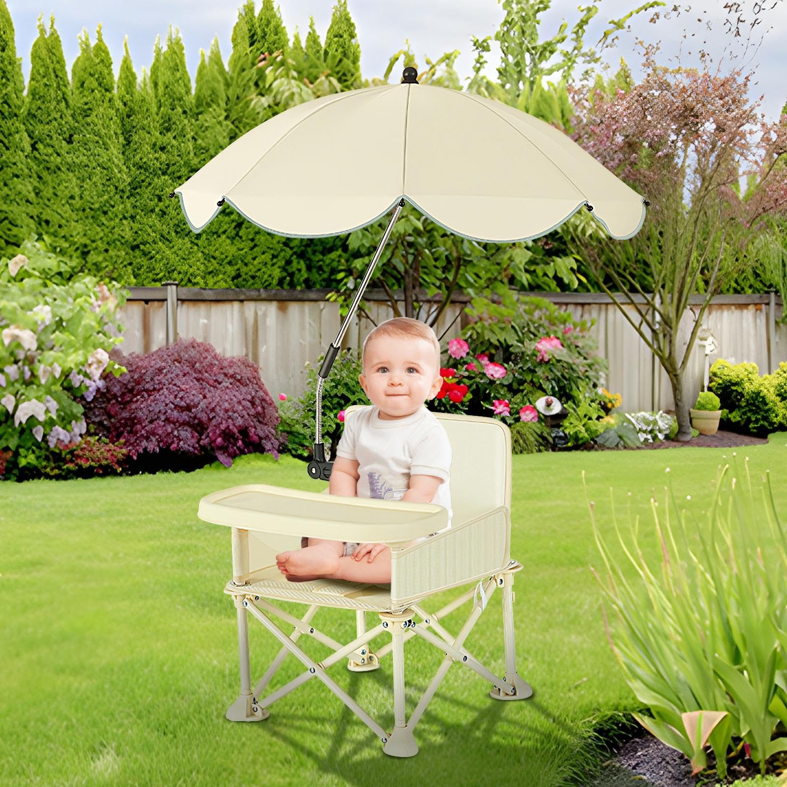 Siège rehausseur pliable pour enfant | Chaise d'appoint de | pliable et portable avec parasols pour bébés de 6 à 36 ans