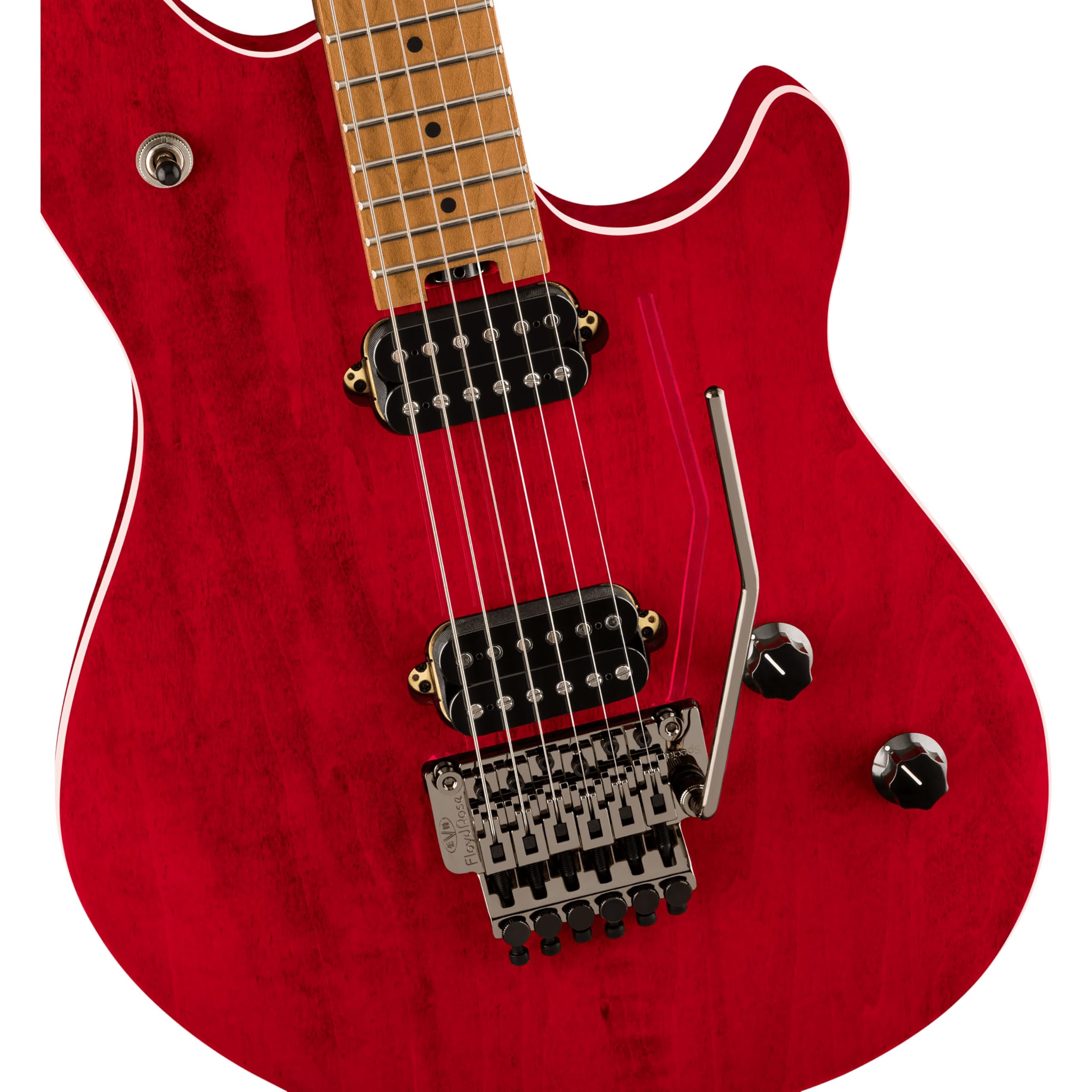 Amazon.com: EVH Wolfgang WG Standard QM Electric Guitar - Wine Red