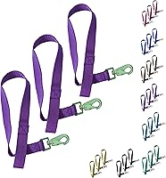 Vista 5 de Majestic Ally Paquete de 3 ganchos para correa de cubo de caballo, diseño práctico y fácil para uso en interiores o exteriores, juego de 3, 1 x 22