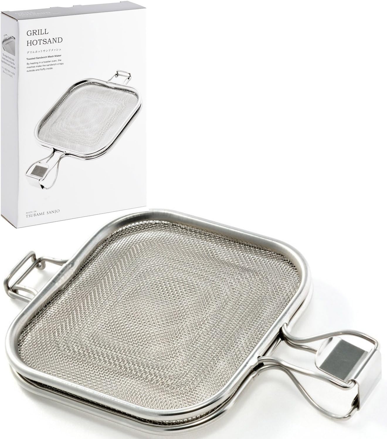 Oaks Leye LS1515 Grill, Hot Sandwich, Mesh, Made in Japan, Stainless Steel, Made in Japan