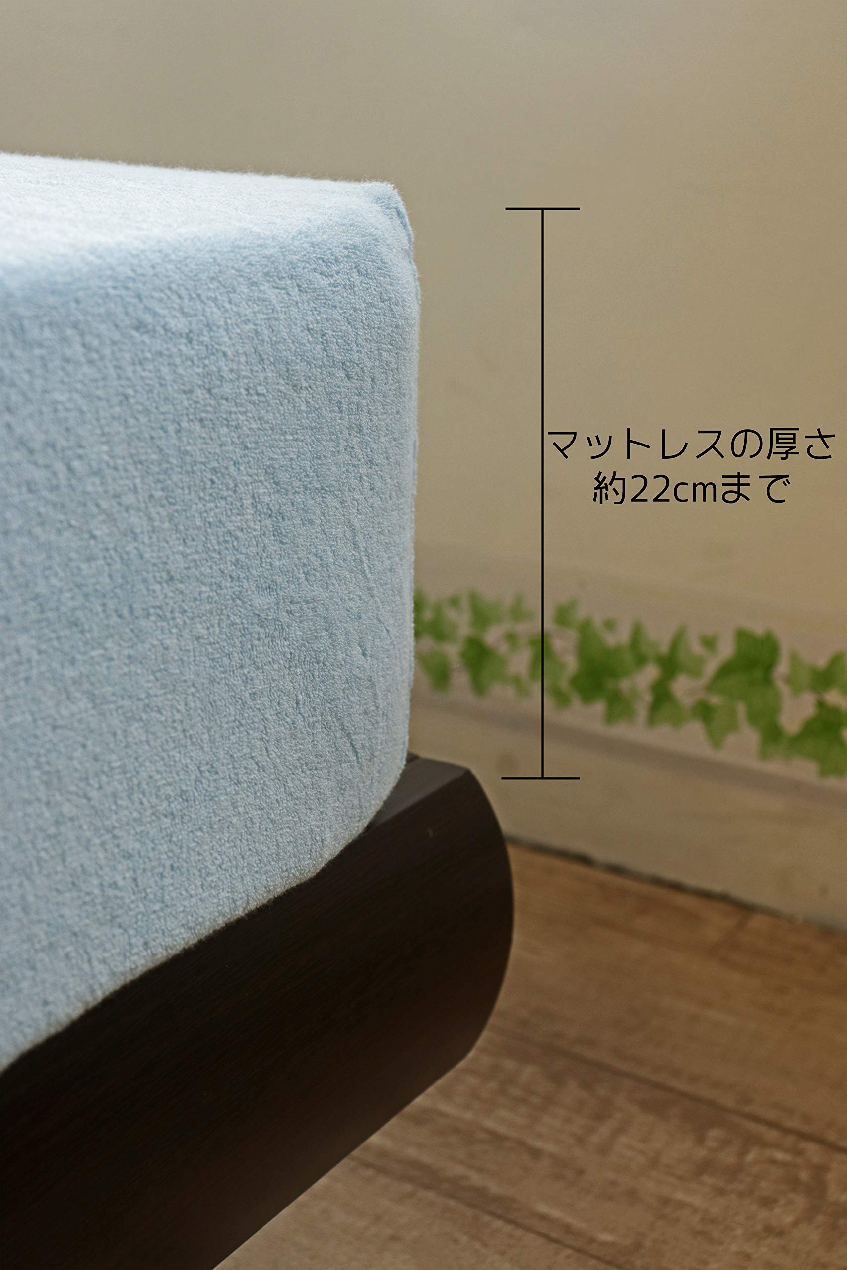 Amazon｜CAMEL PALMS 日本製 コットンパイル ふわふわ タオル地 ベッド