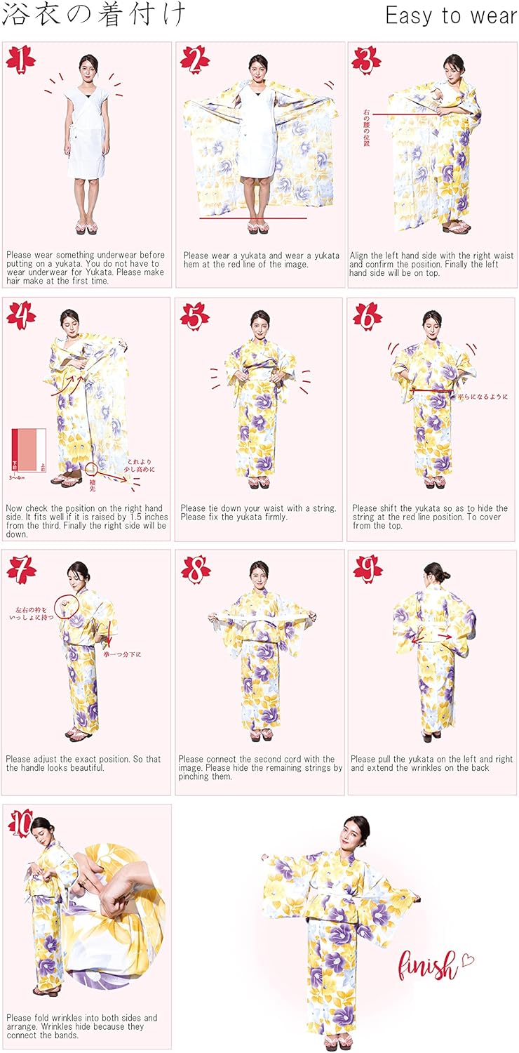 Dita 花柄浴衣・帯・草履セット Dita ディータ 浴衣 帯 セット Dita