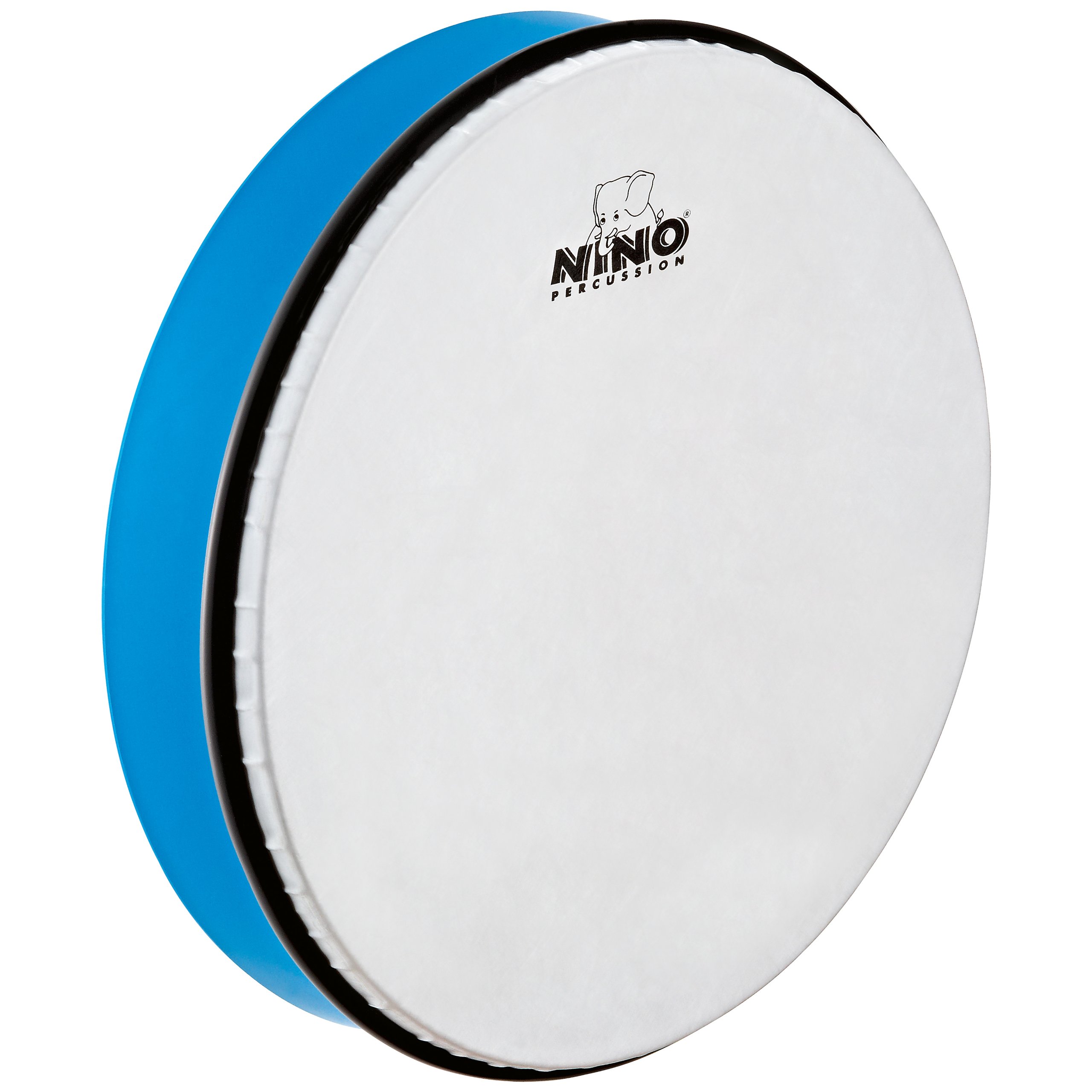 Nino Percussion NINO6SB 12-Inch ABS Plastic Hand Drum with Synthetic Head, Sky Blue