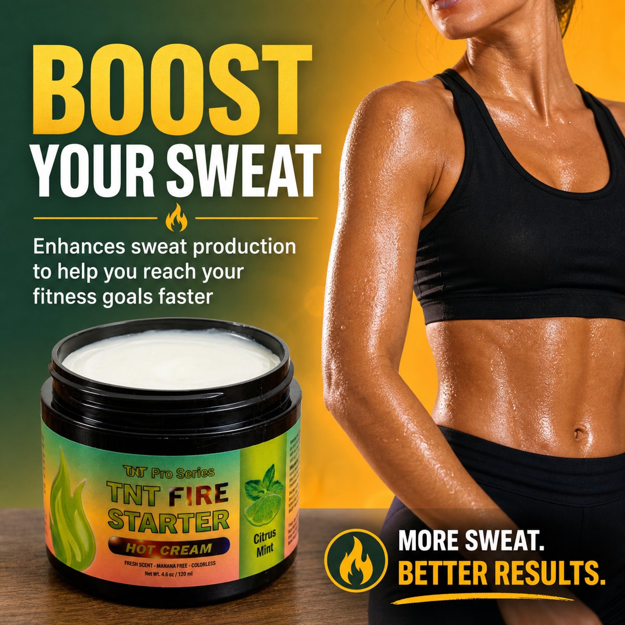 Amazon.com : TNT Pro Series Hot Sweat Cream - Workout Sweat Gel