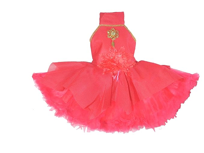 Kids Fashion hub Best Designer Baby Doll Frock Dress Daily casualuse New Born Baby Birthday Girl Gift Item (red, 1-2 Years)