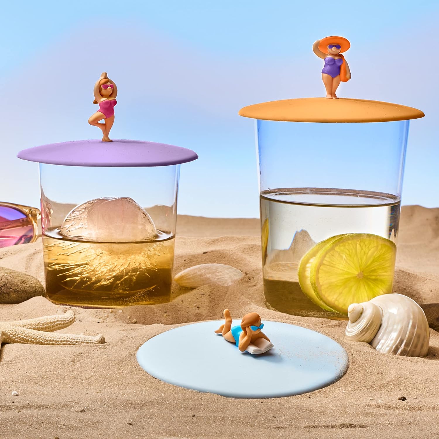 Lurch My Lid 210199 Beach Girls Set of 3, Multi-Colour